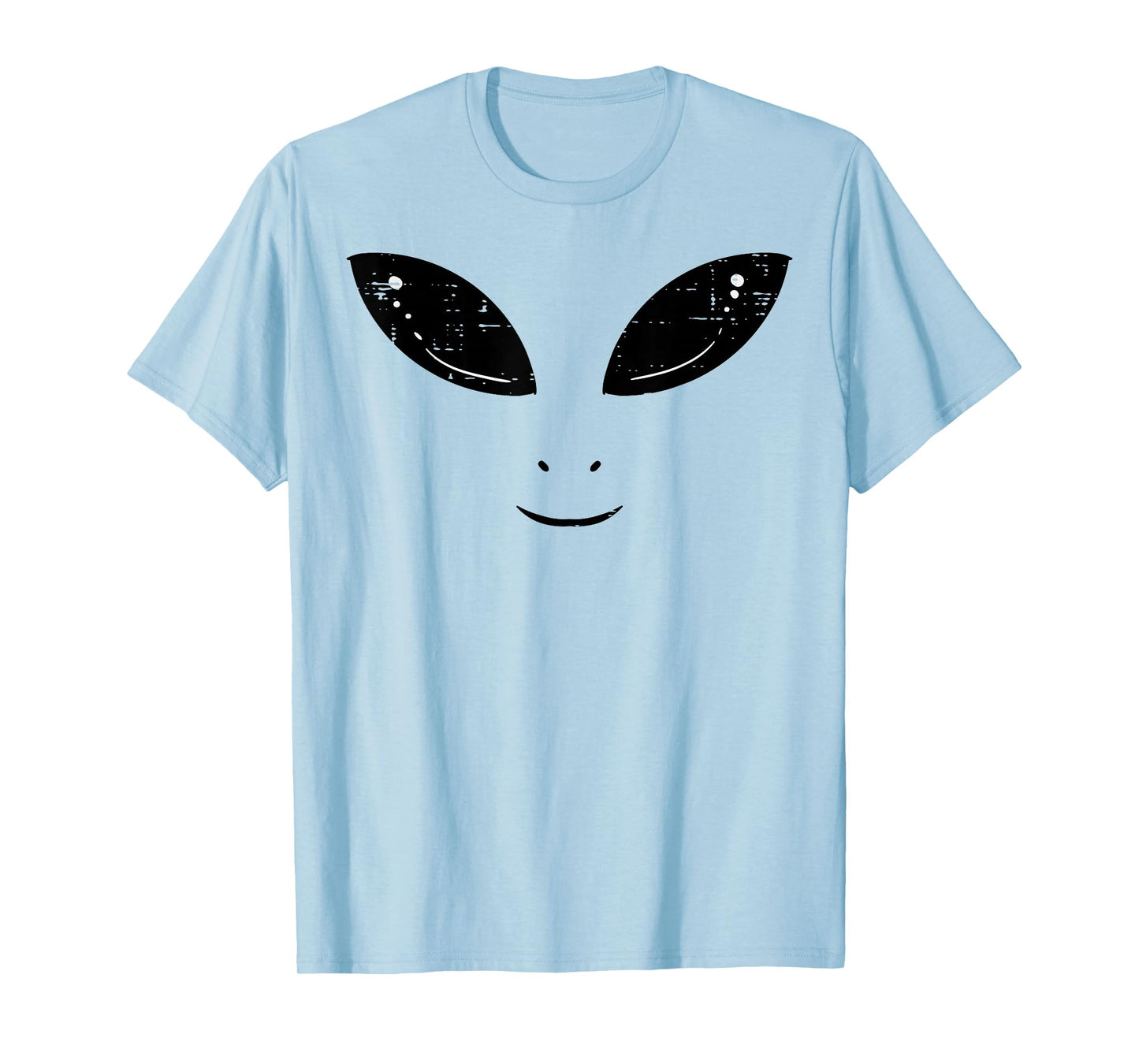 Alien Face Funny Costume UFO Space Boys Girls Kids Men Women T-Shirt