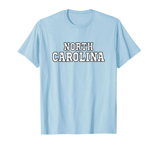 Graphic Apparel Co. NORTH CAROLINA - Throwback Design - Classic T-Shirt