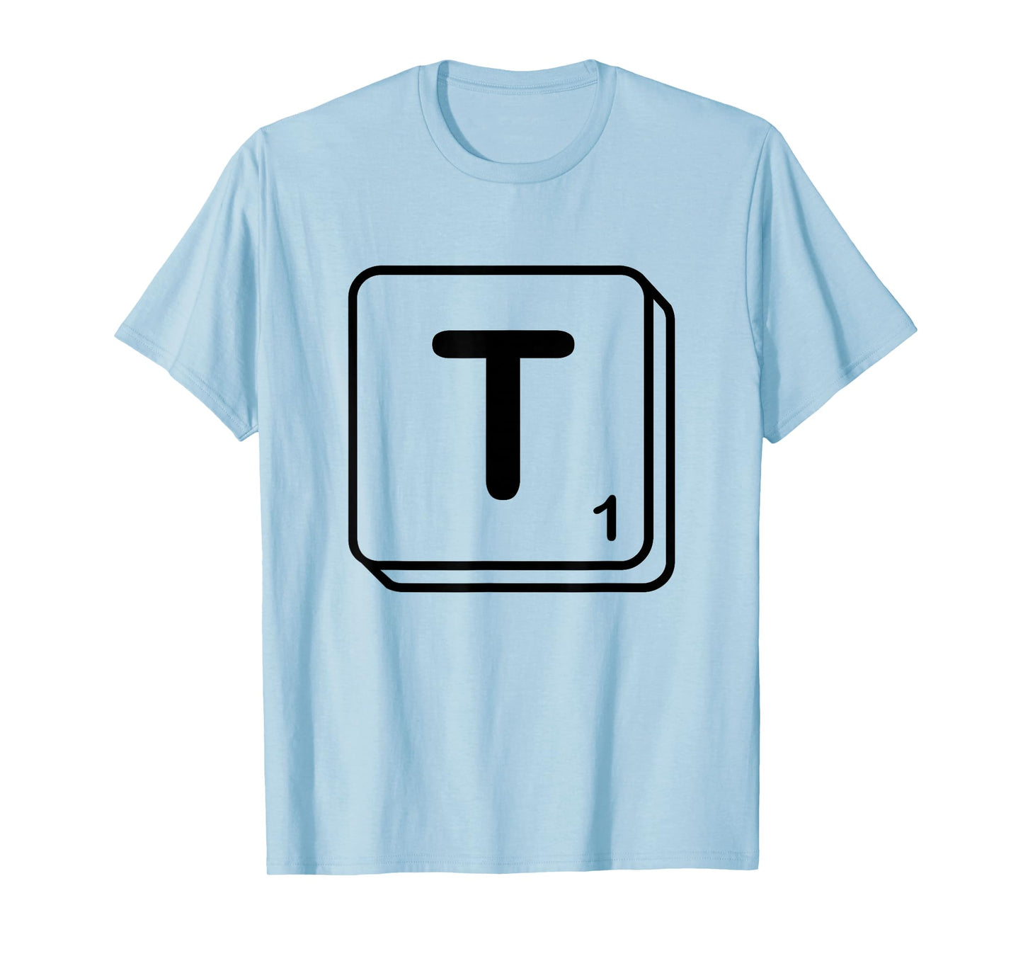 Letter T Word Game Tile T-Shirt