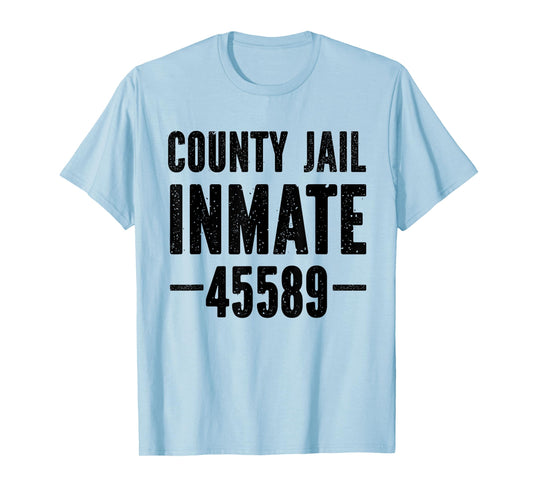 Halloween County Jail Inmate Prisoner Costume Party T-Shirt
