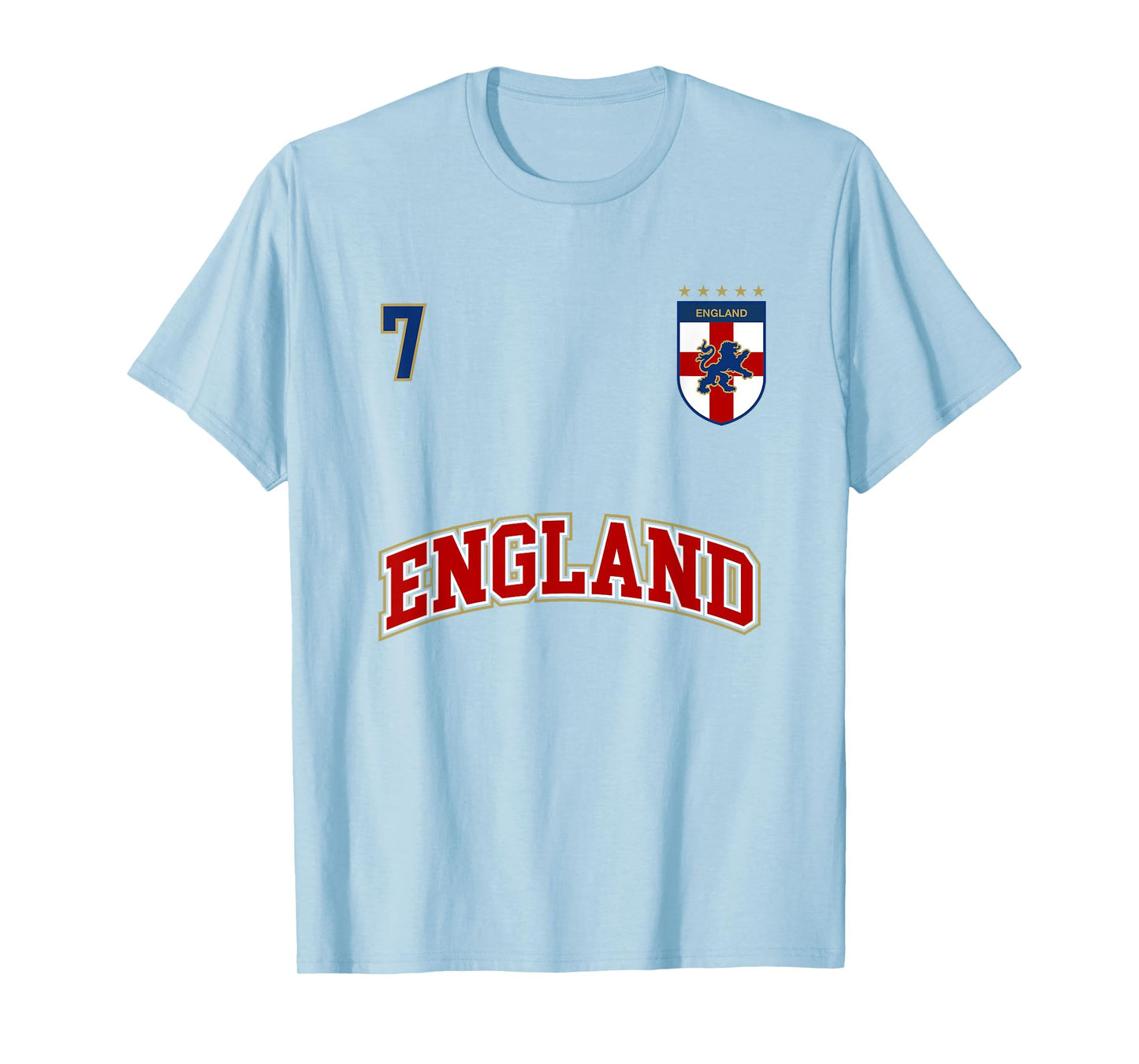 England Football Team Shirt Number 7 Sports English Flag