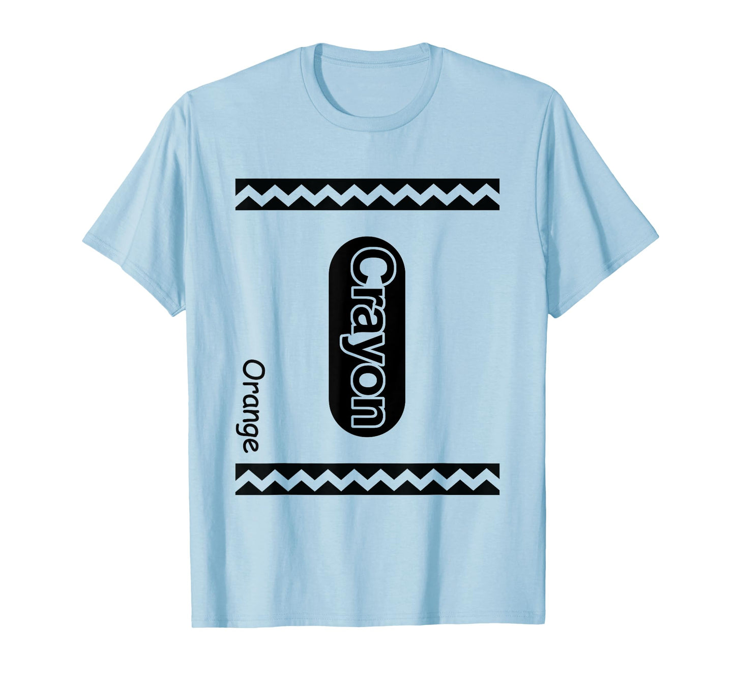 Orange Crayon Costume Outfit T-Shirt
