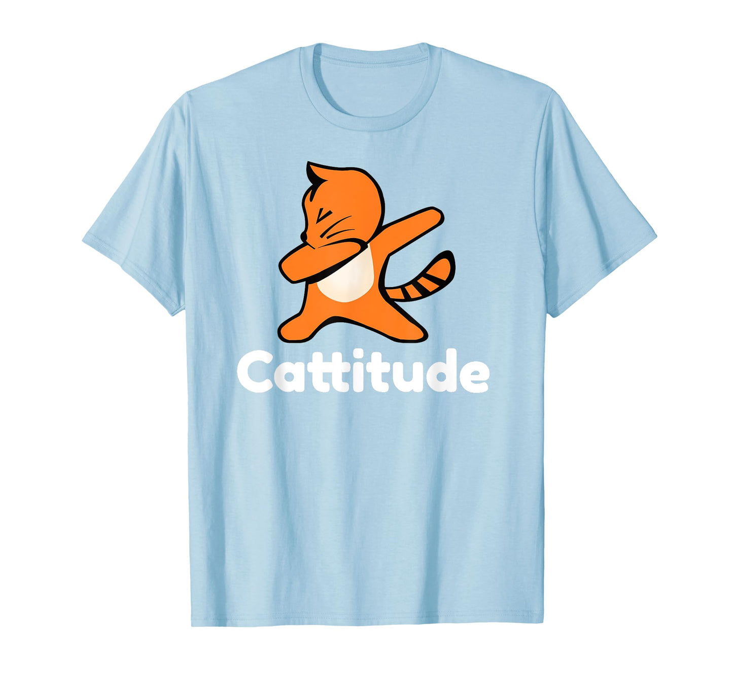 Dabbing Cat Cattitude Funny Attitude Dance T-Shirt T-Shirt