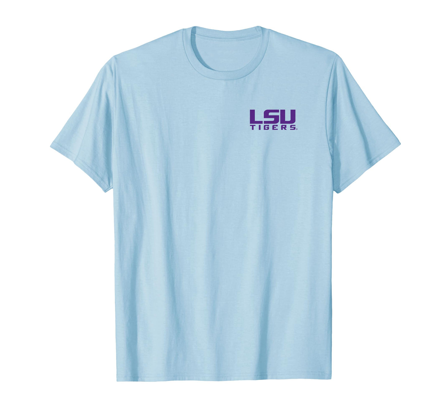 LSU Tigers Front/Back Retro White Officially Licensed T-Shirt