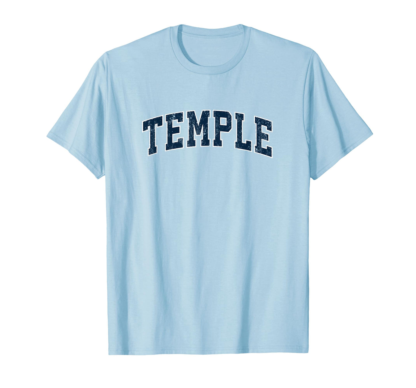 Temple Texas TX Vintage Sports Design Navy Design T-Shirt