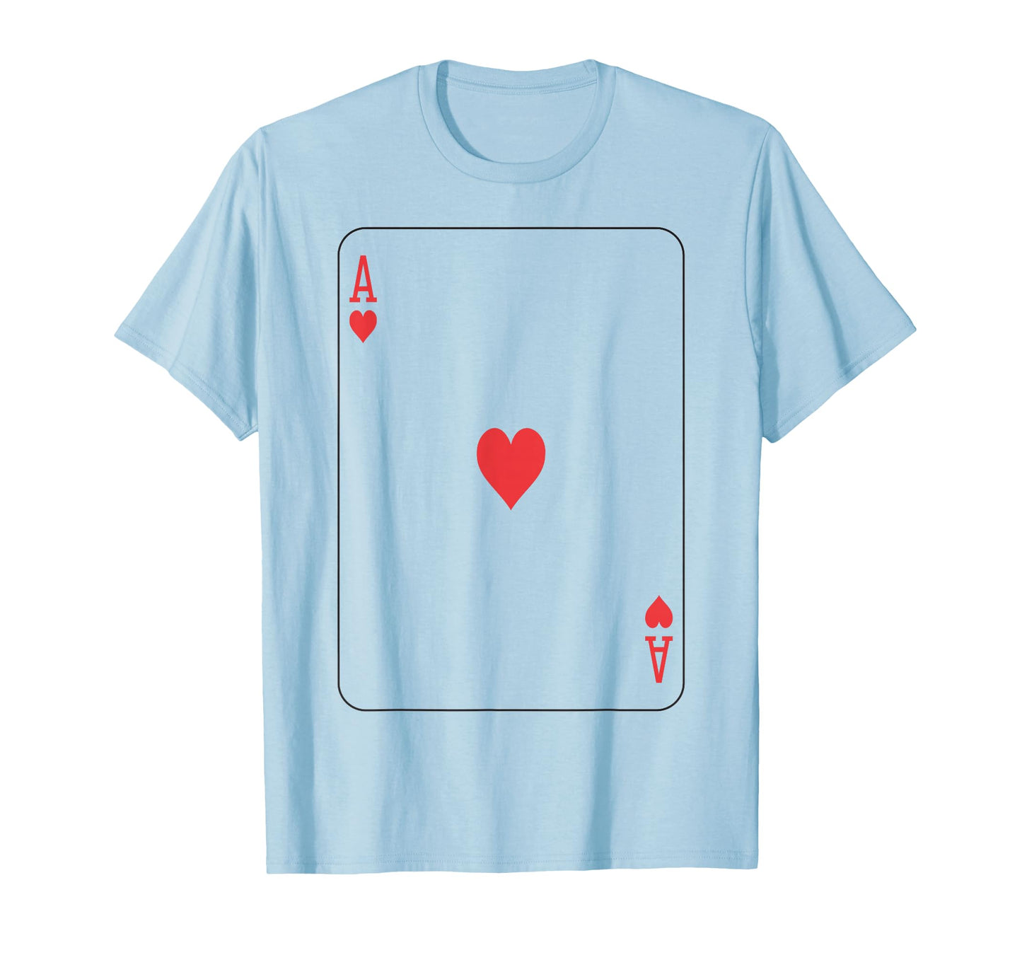 Ace of Hearts | Deck of Cards Front and Back Group Costume T-Shirt