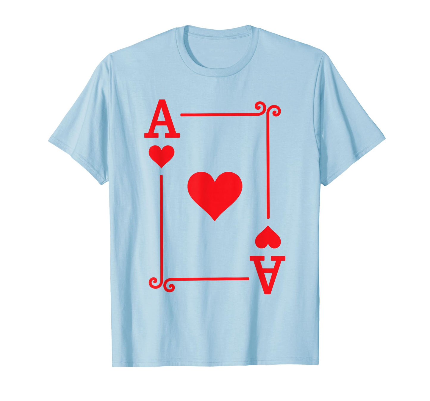 Playing Cards - Matching Hearts Card Suits - Ace Card T-Shirt
