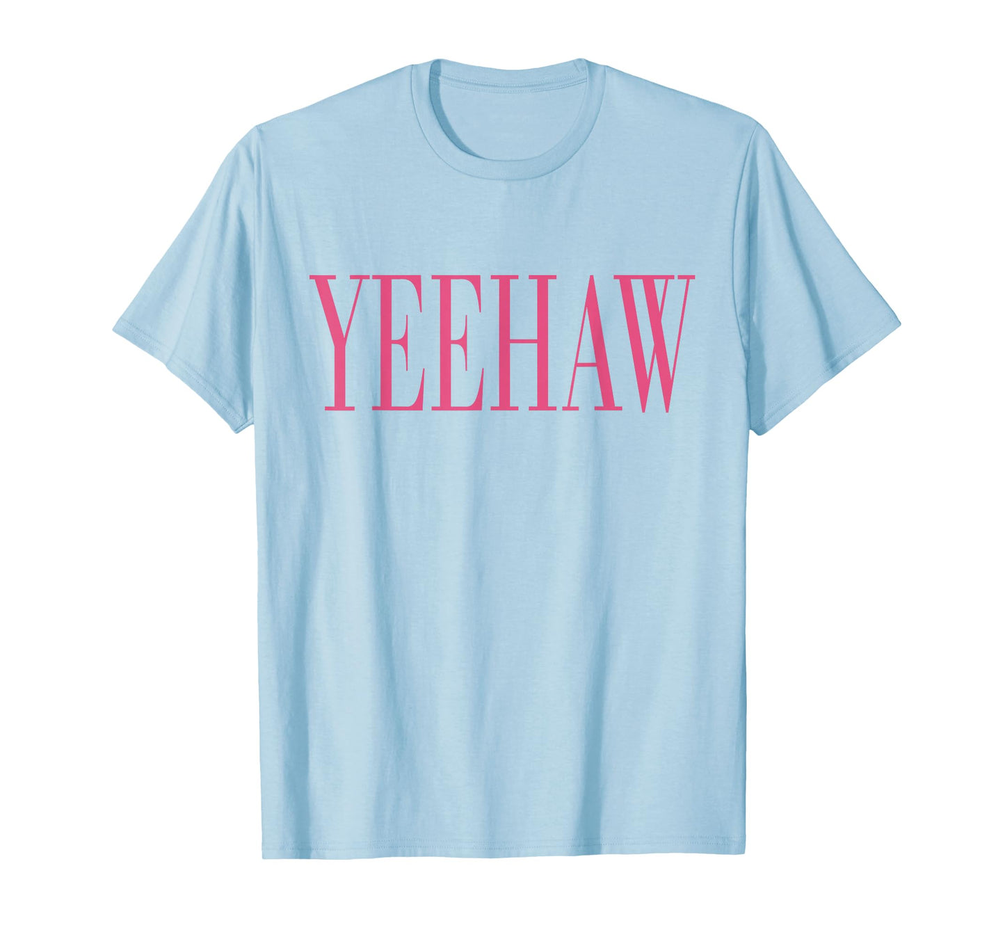 Vintage Pink Yeehaw Preppy Cowgirl Country T-Shirt