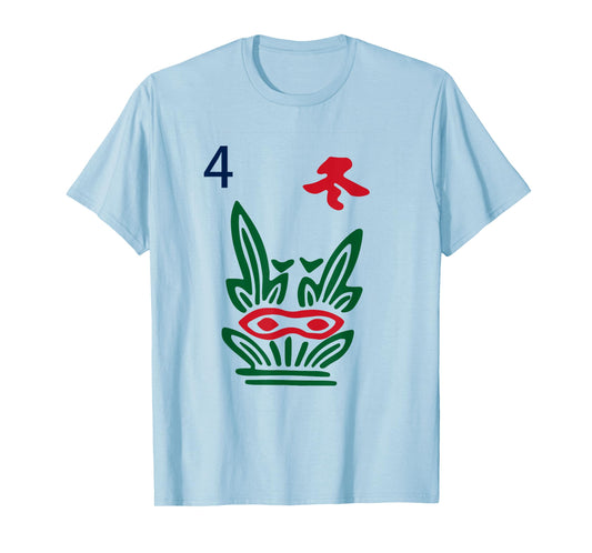 Chinese Mah Jong Seasons Winter Tile Mahjong Costume T-Shirt