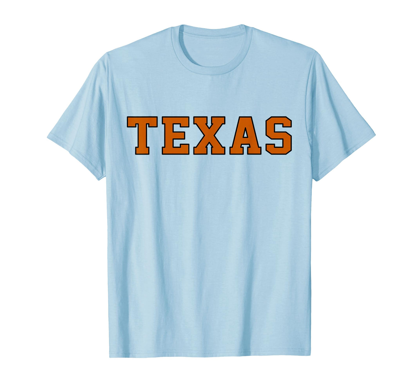 Vintage Texas Men Texas Women Retro Orange Gift T-Shirt
