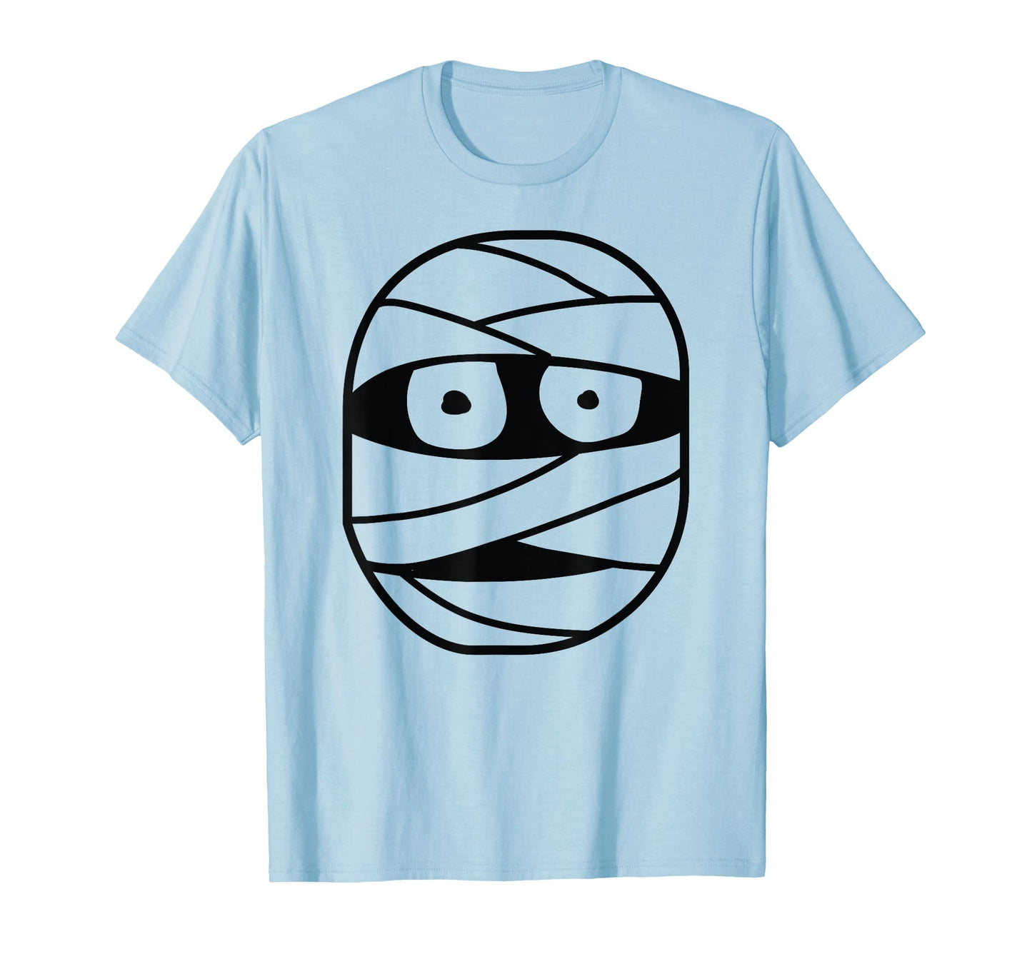 Halloween Mummy Face Costume Kids Men Women Boys Girls T-Shirt