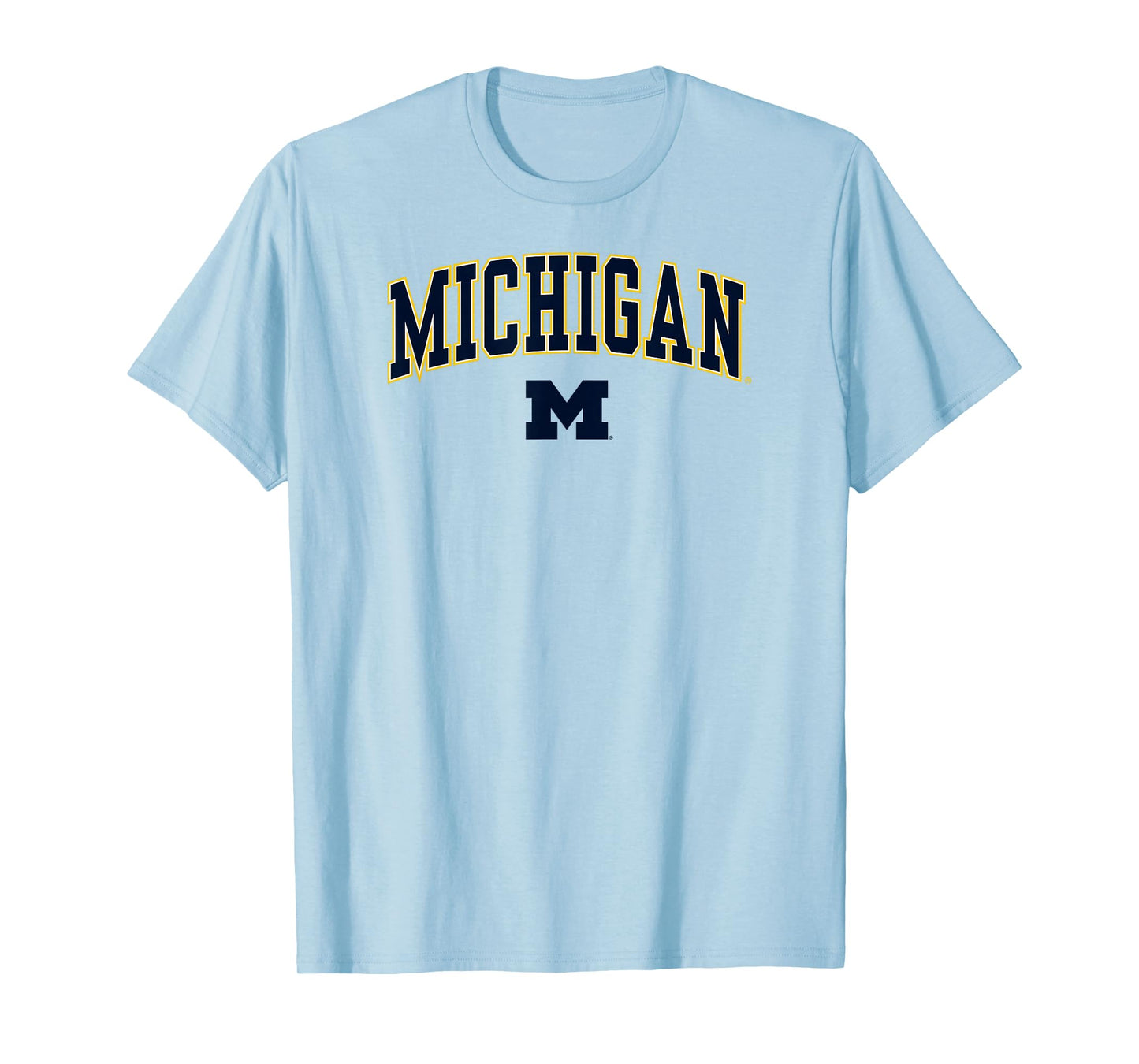 Michigan Wolverines Arch Over Gray Officially Licensed T-Shirt