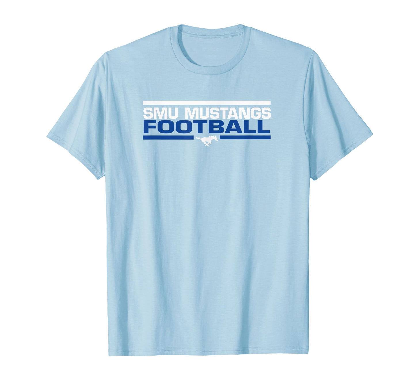 SMU Mustangs Football Tackle Red Officially Licensed T-Shirt