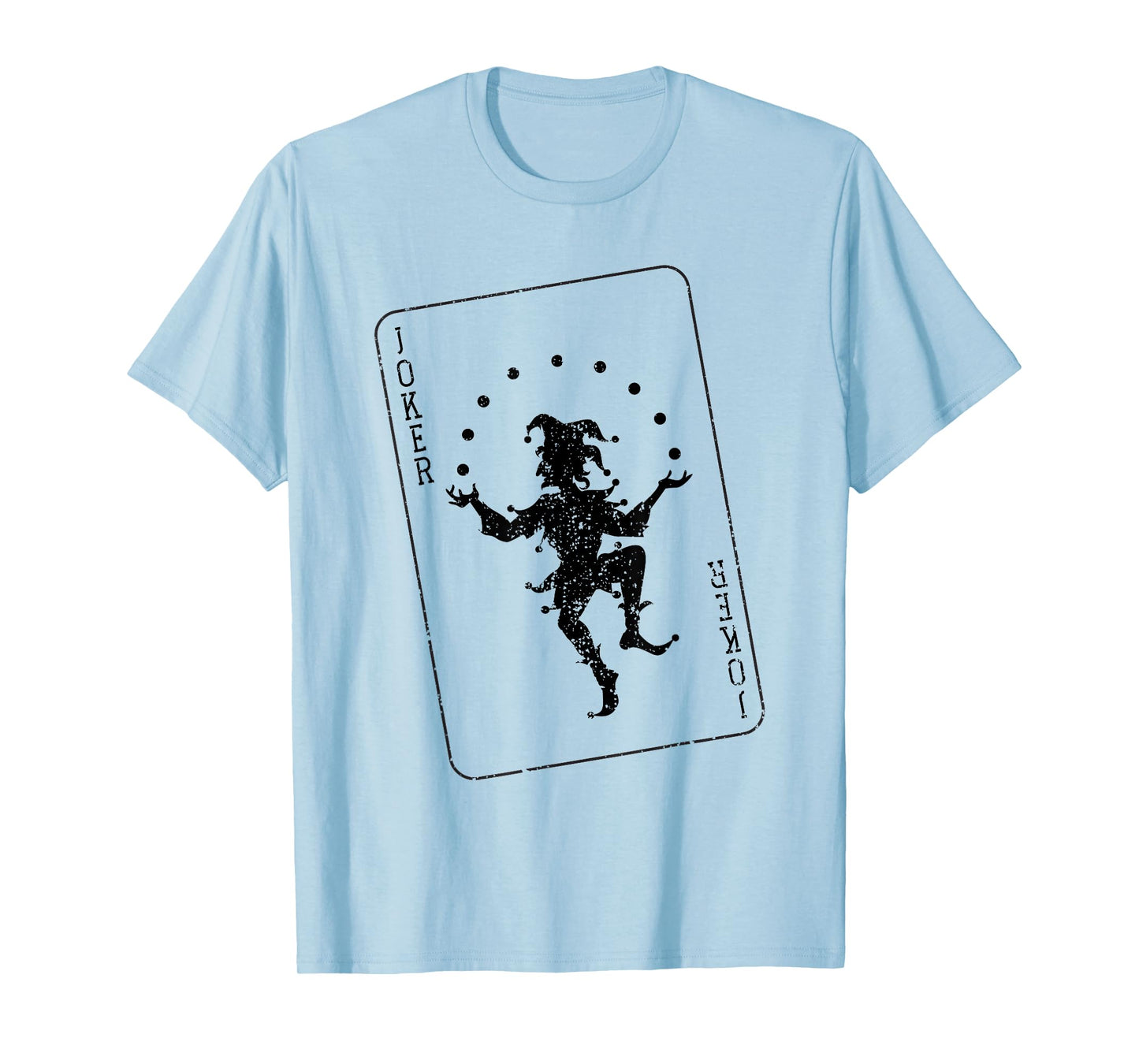 Joker Costume Halloween Playing Card Game T-Shirt