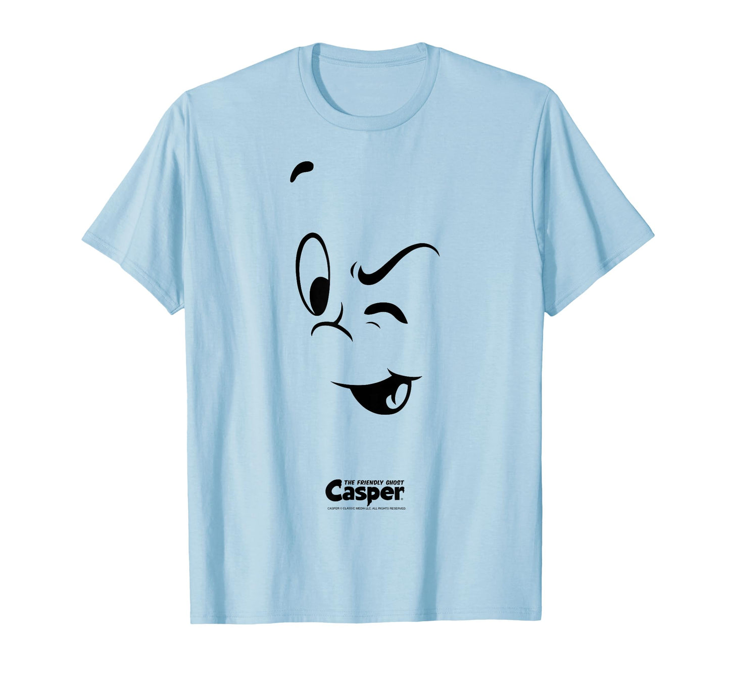 Casper the Friendly Ghost Halloween Big Face Costume T-Shirt