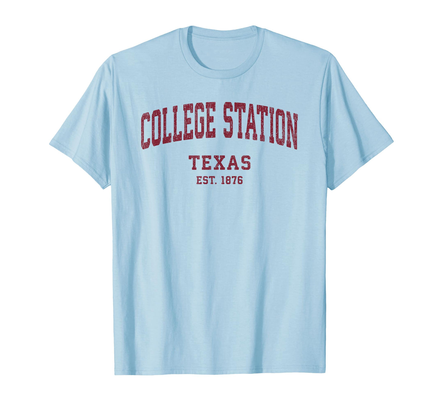 College Station Texas TX Vintage Athletic Sports T-Shirt