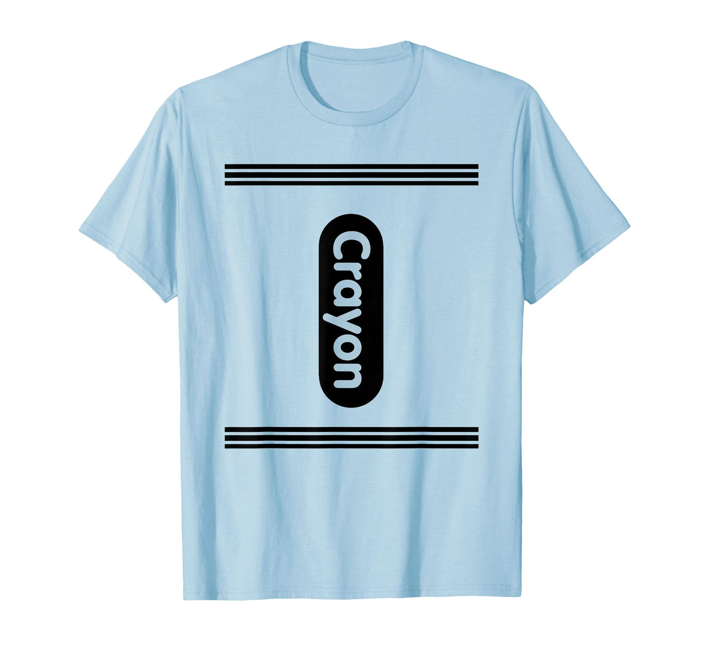 crayon halloween team costume funny design gift womens T-Shirt