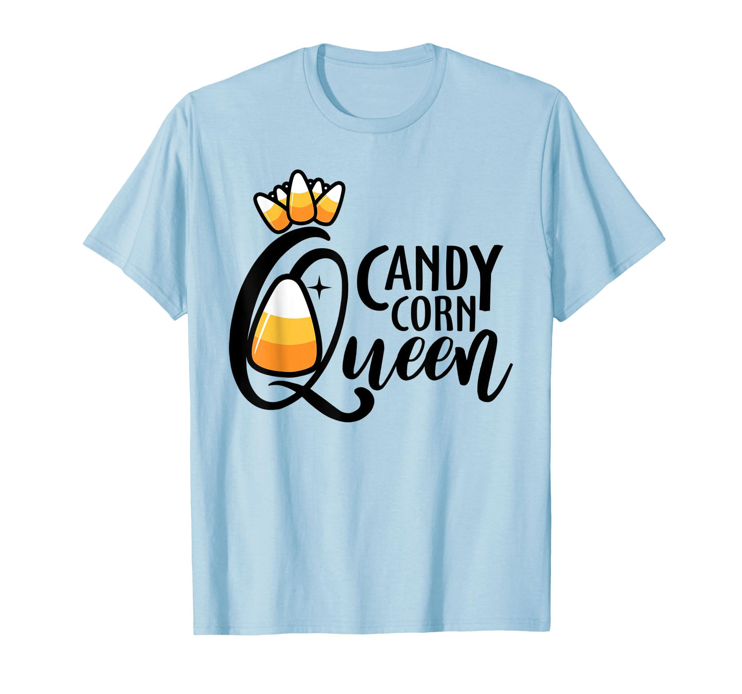 Candy Corn Queen Funny Halloween Costume T-Shirt