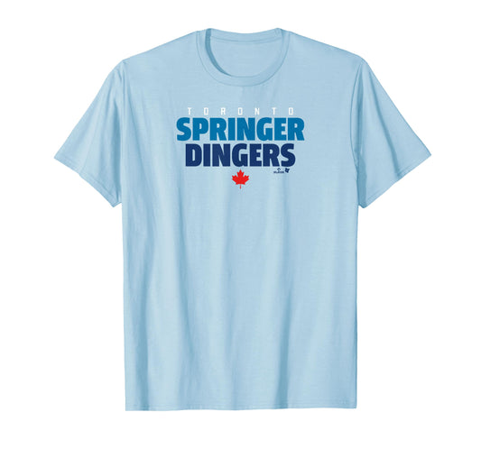Officially Licensed George Springer-Toronto Springer Dingers T-Shirt