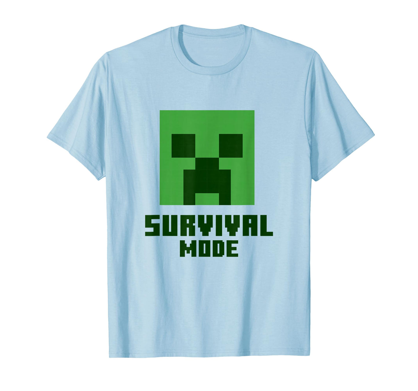Minecraft Survival Mode Creeper Pixel Icon T-Shirt