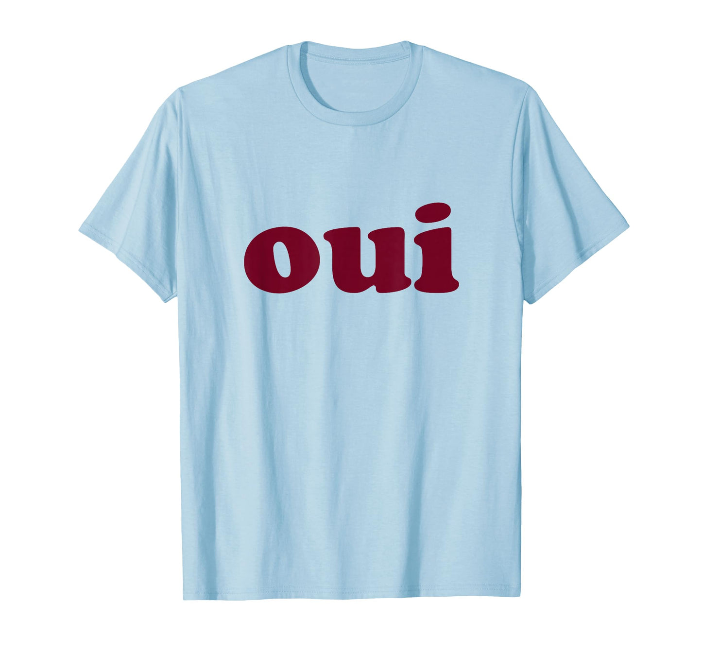 Oui Minimal French Style 90s Vintage Retro Graphic T-Shirt