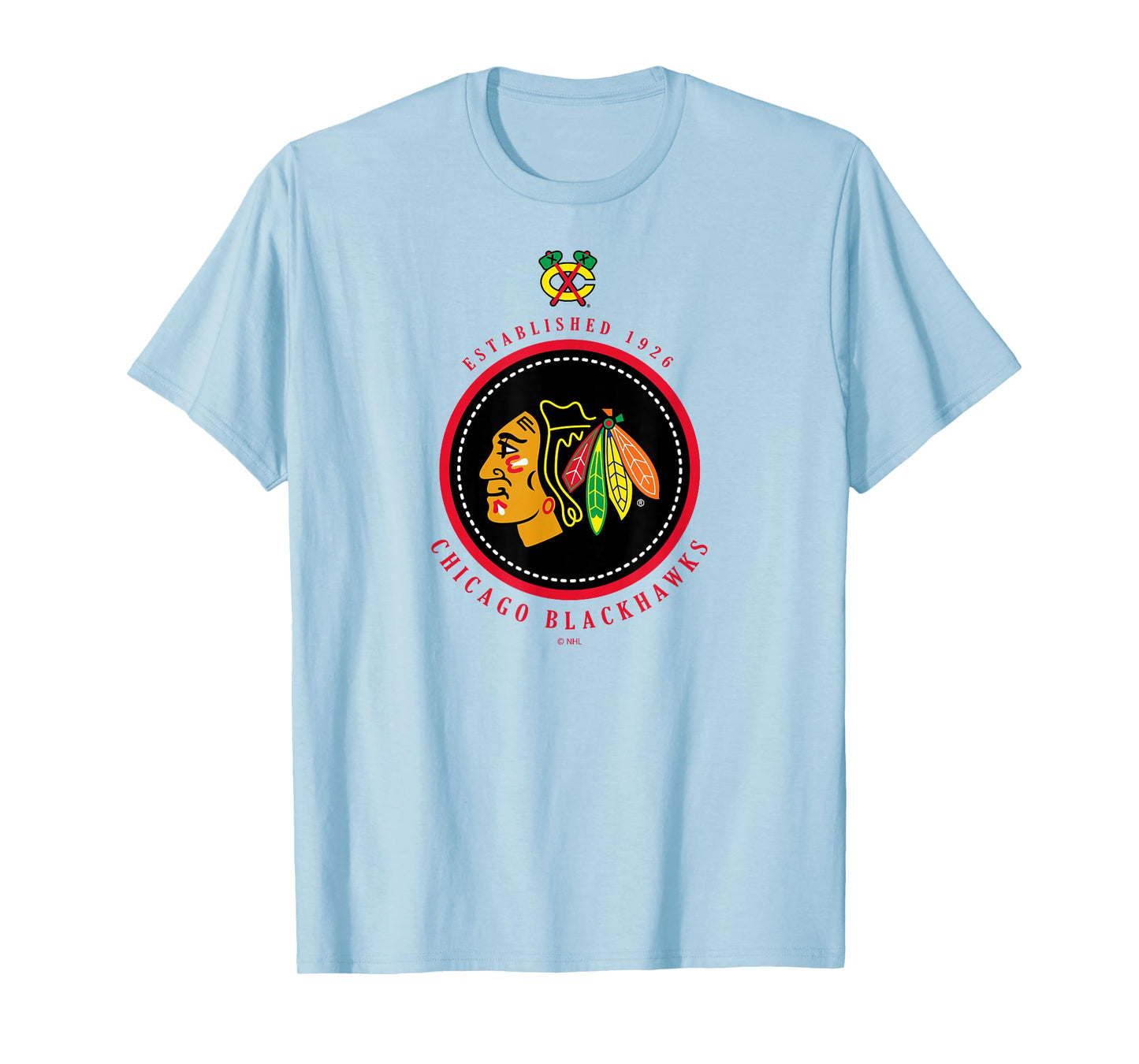 Chicago Blackhawks Est 1926 Gray Officially Licensed T-Shirt