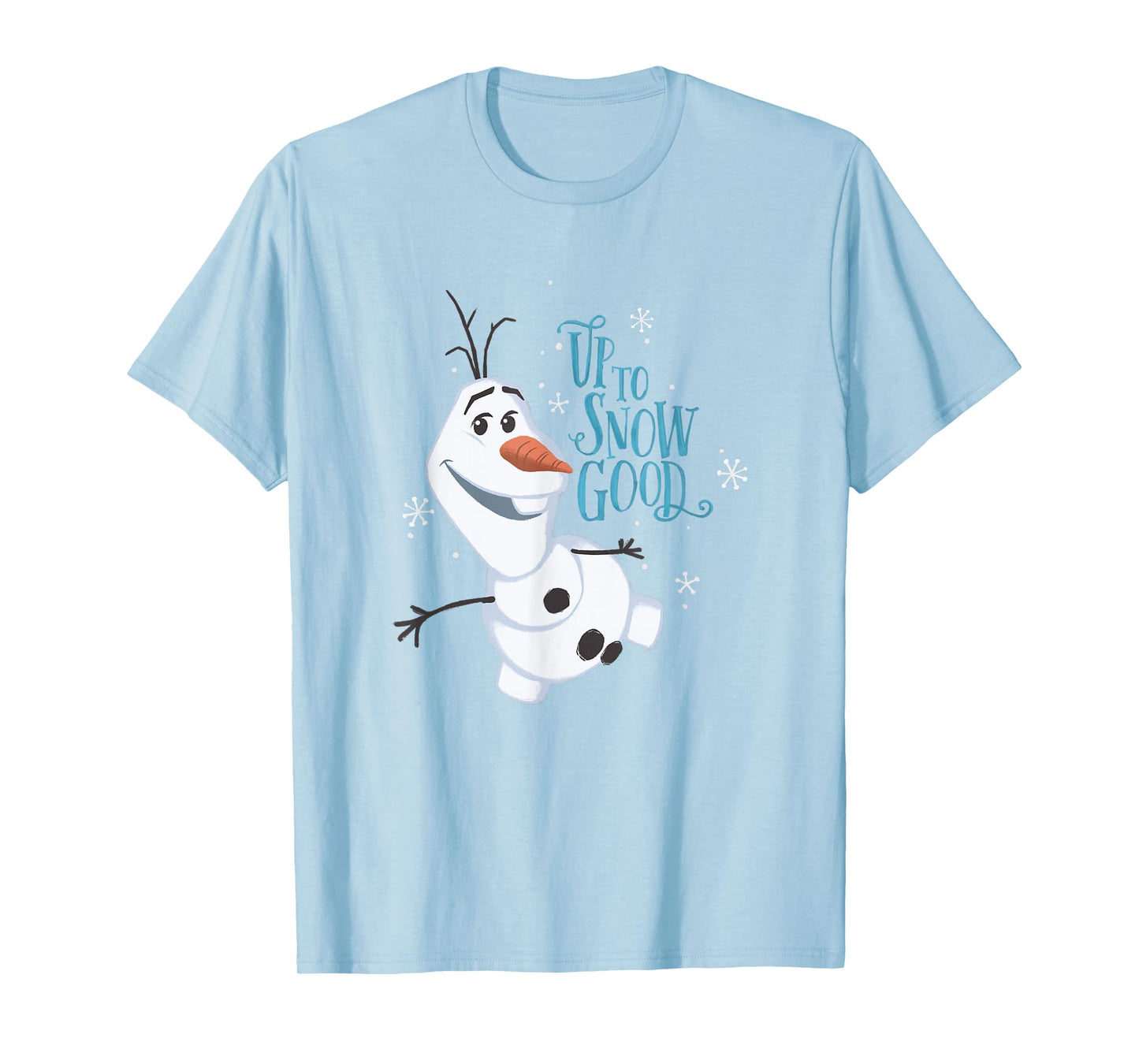 Disney Frozen Happy Olaf Up to Snow Good Big Chest Portrait T-Shirt