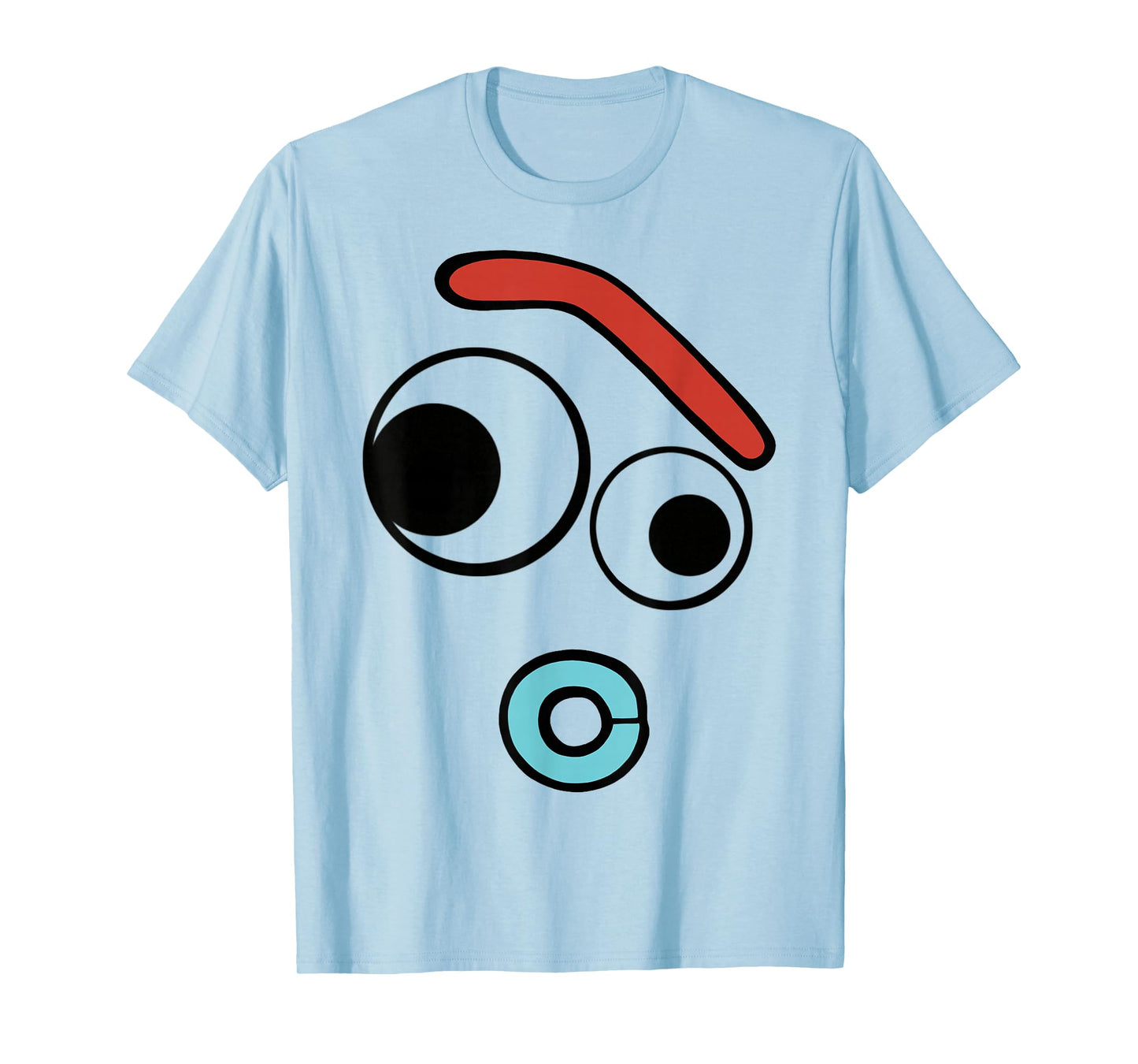Disney Pixar Toy Story 4 Forky Large Surprised Face T-Shirt