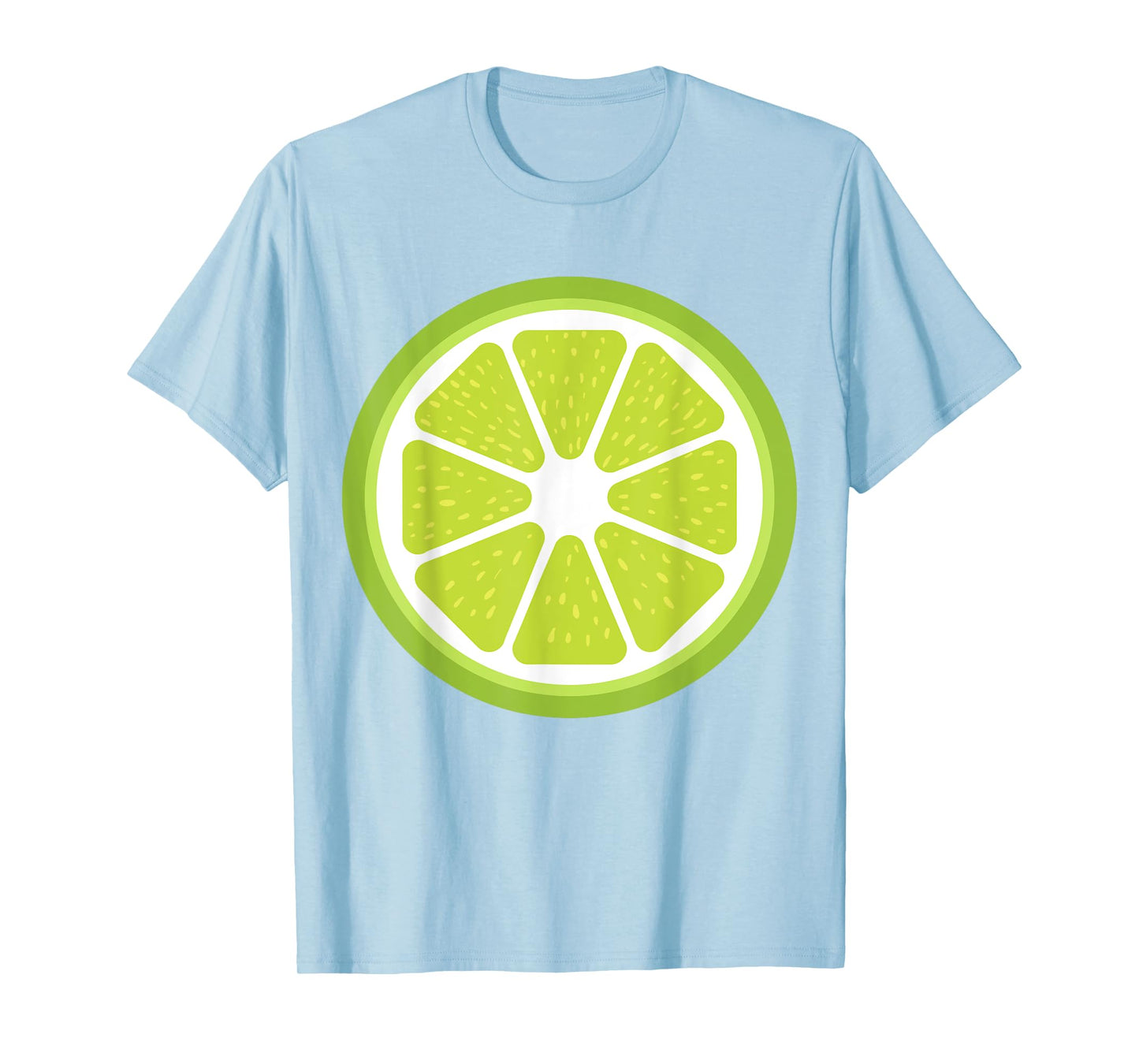 Big Lime Sliced Costume Cute Easy Fruit Halloween Gift T-Shirt