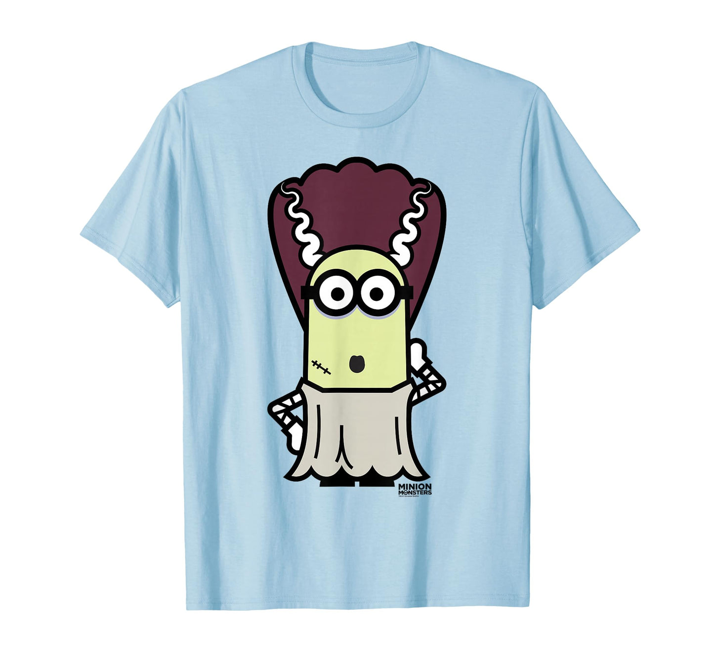 Despicable Me Monster Halloween Bride Graphic T-Shirt T-Shirt