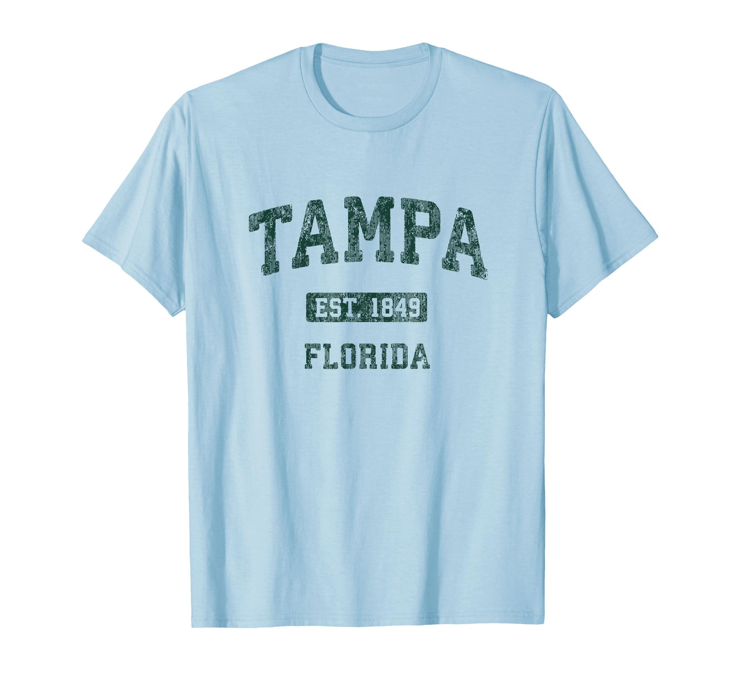 Tampa Florida FL Vintage Athletic Sports Design T-Shirt