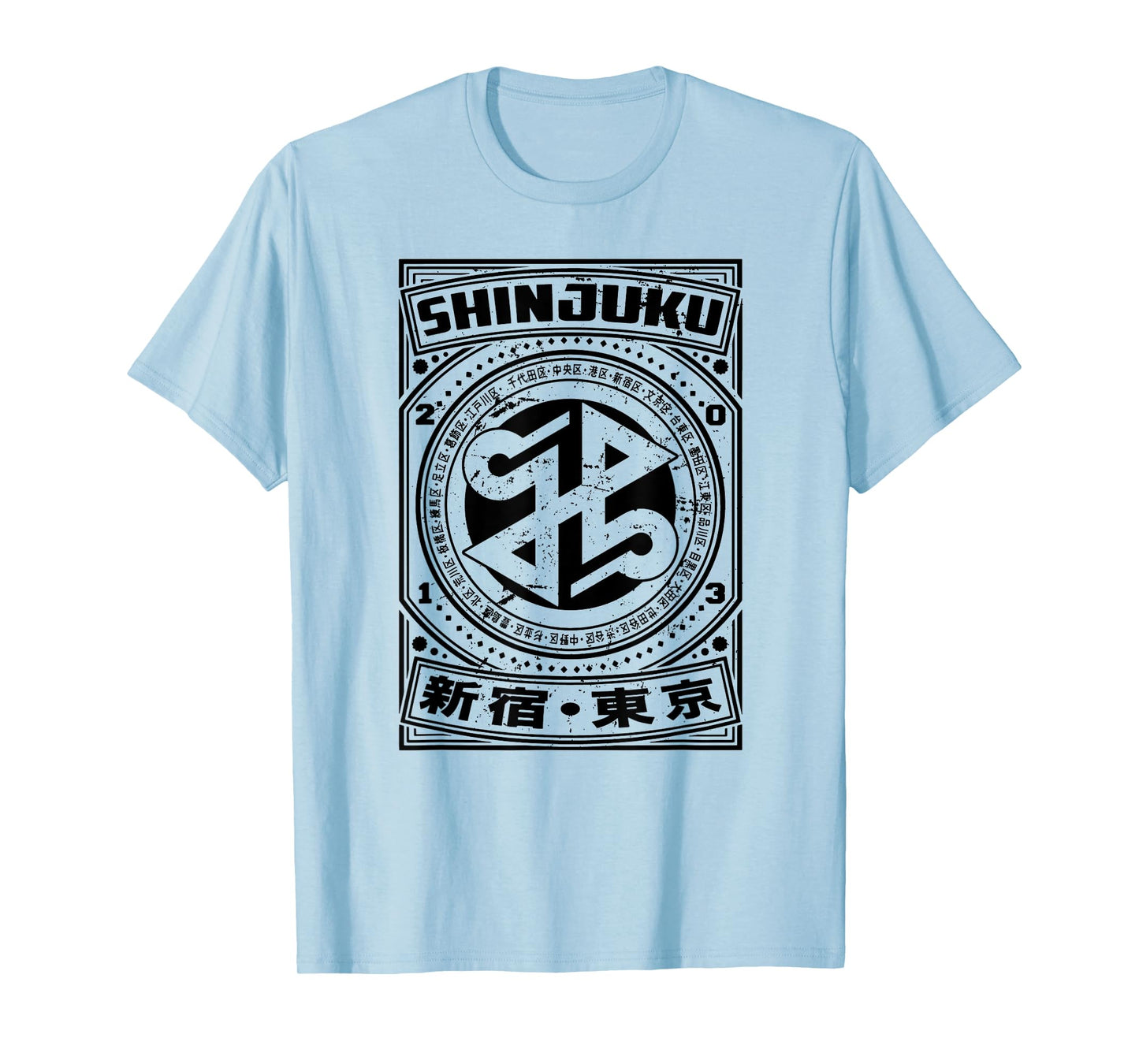 Shinjuku Tokyo Japanese Kanji Character Otaku Fan Souvenir T-Shirt