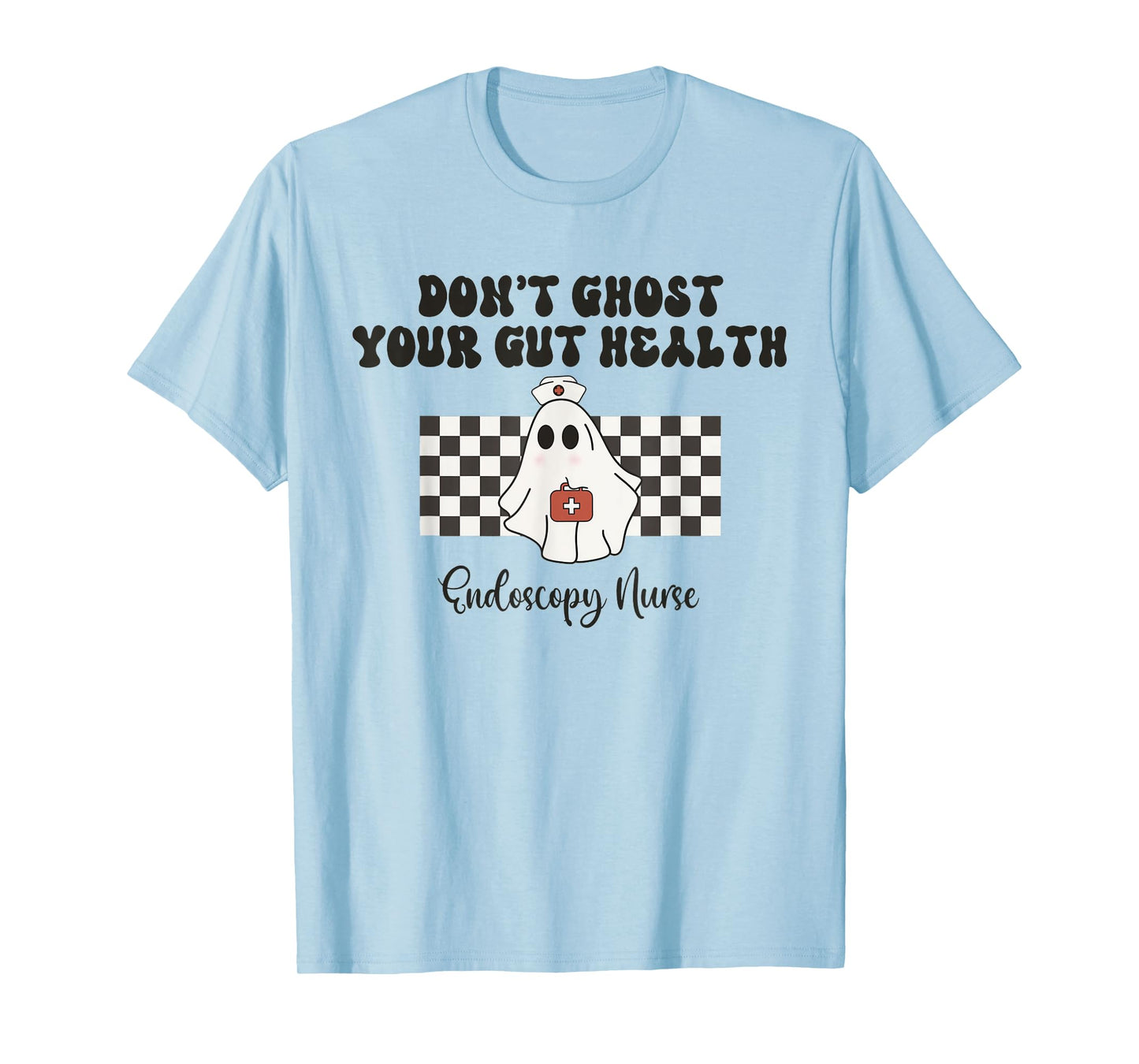 Endoscopy Nurse Halloween Ghosts Endoscopy Team GI Nurse T-Shirt