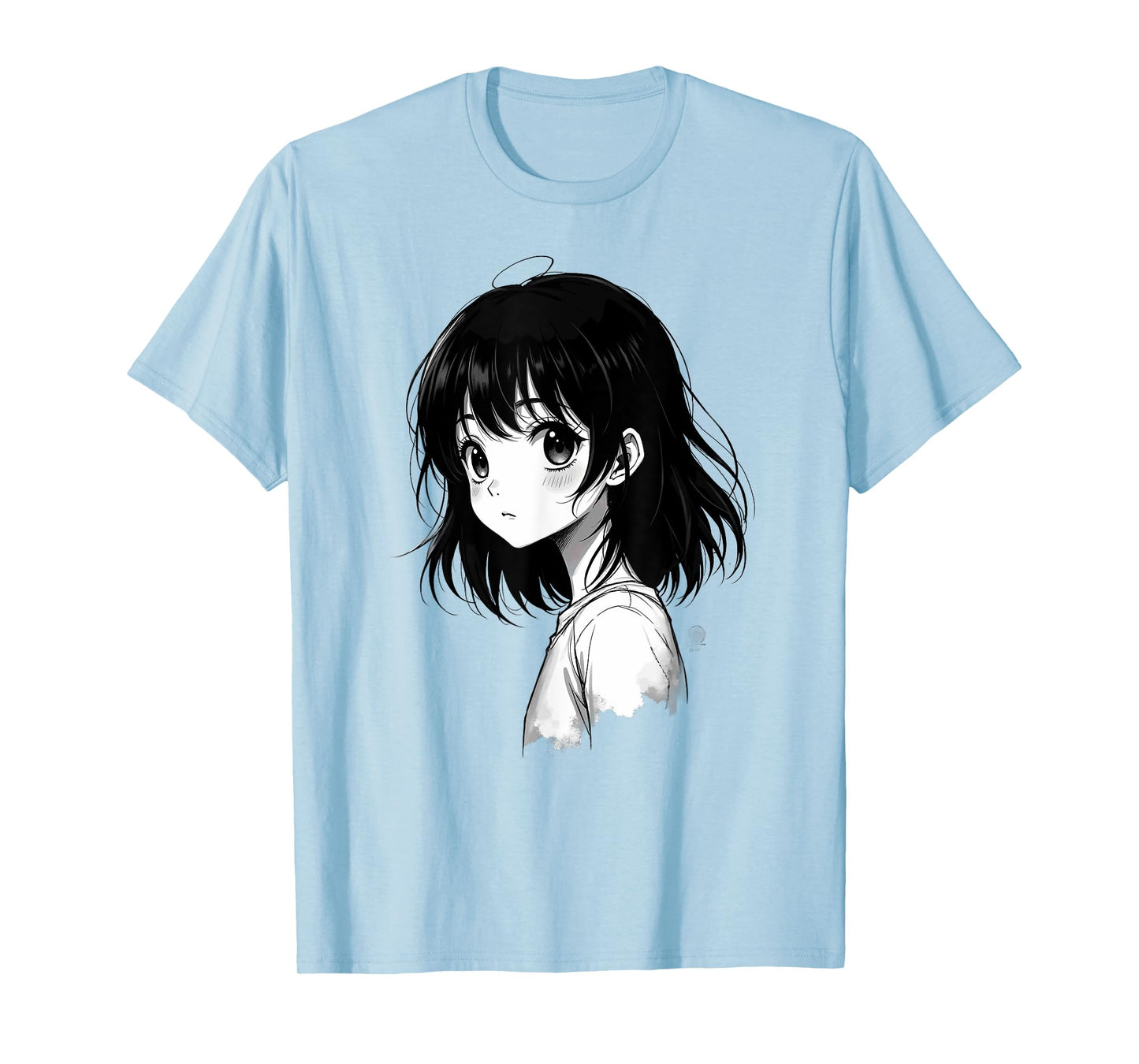 Kawaii Sketching Anime Girl T-Shirt