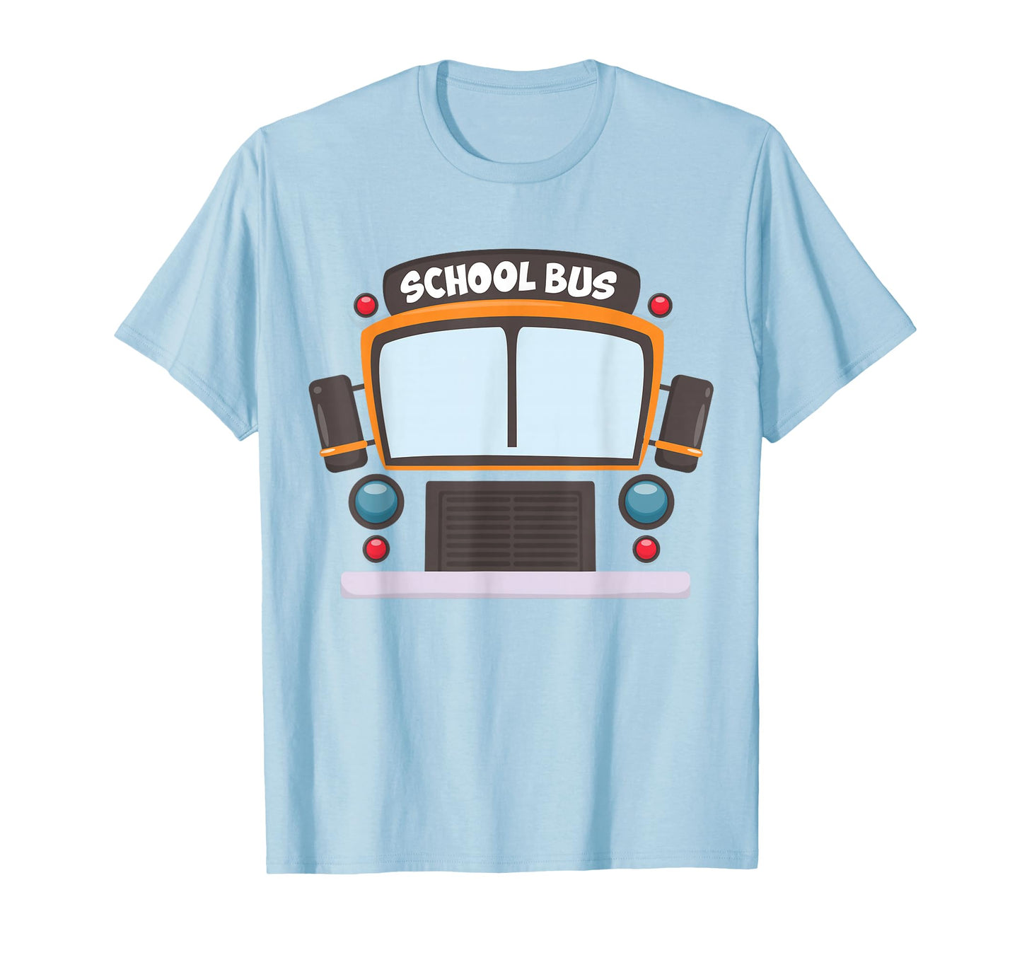 School Bus Costume Shirt Boys Girls Halloween Bus Driver Men T-Shirt
