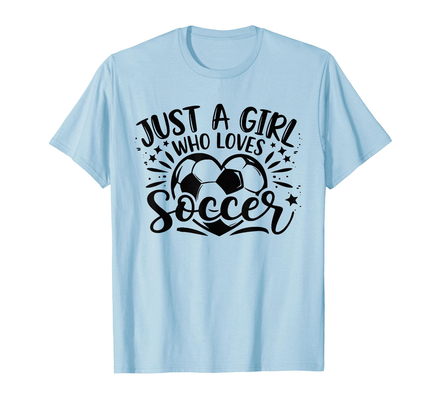 Just a Girl Who Loves Soccer Cute Soccer Lover Women Youth T-Shirt
