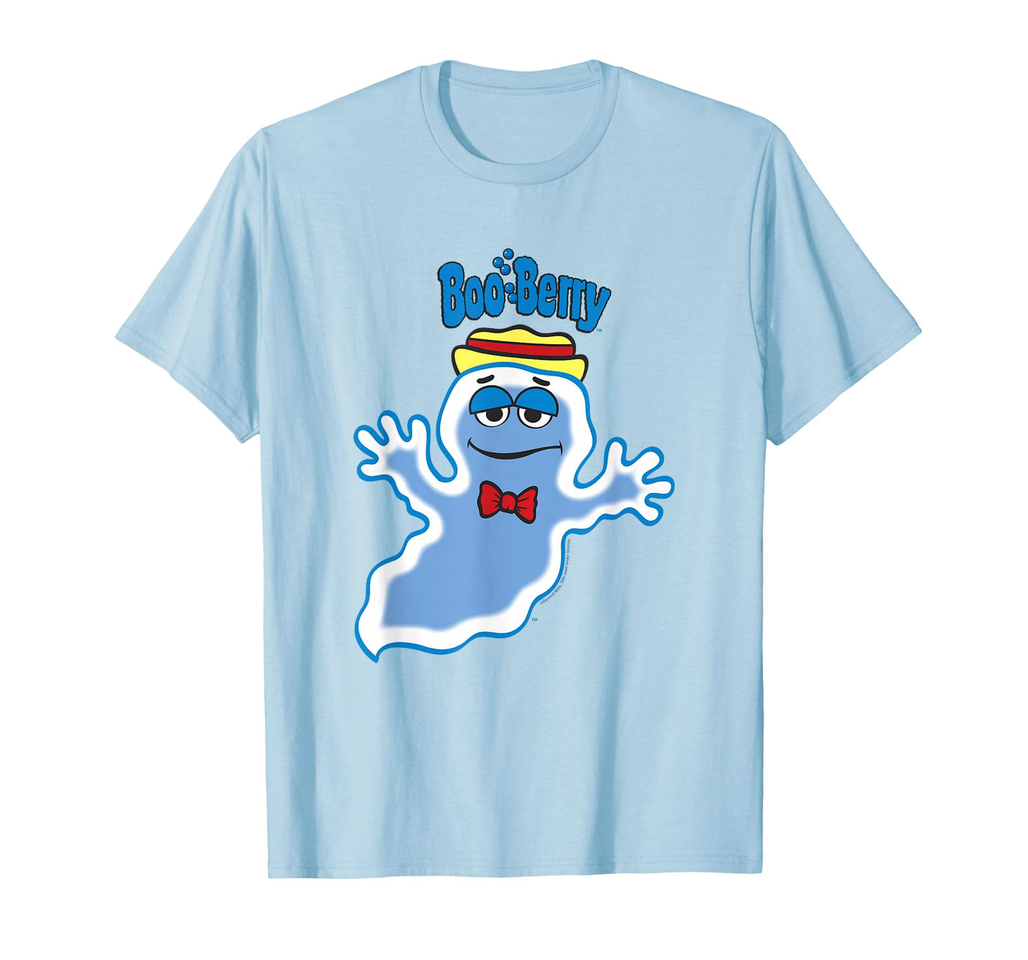 Boo Berry Iconic Blue Ghost Vintage Big Chest Portrait T-Shirt