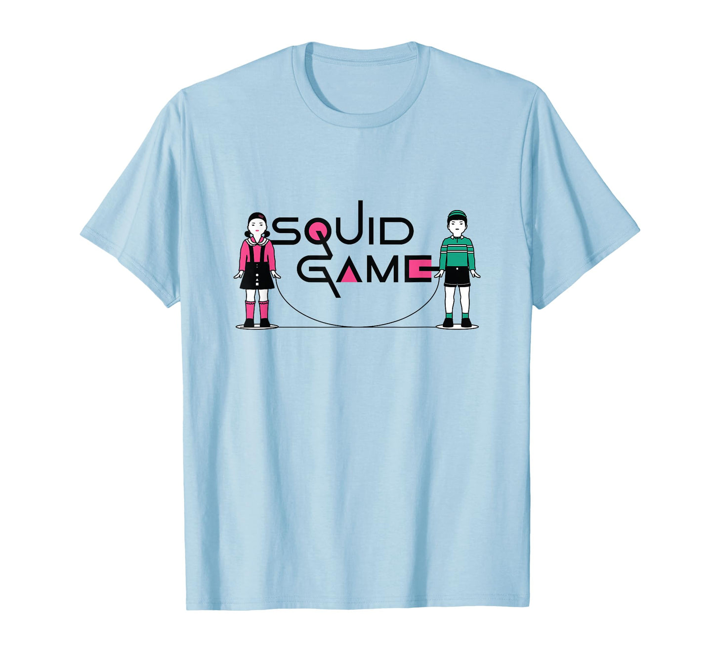 Squid Game Season 3 Young-hee & Chul-su Holding Jump Rope T-Shirt