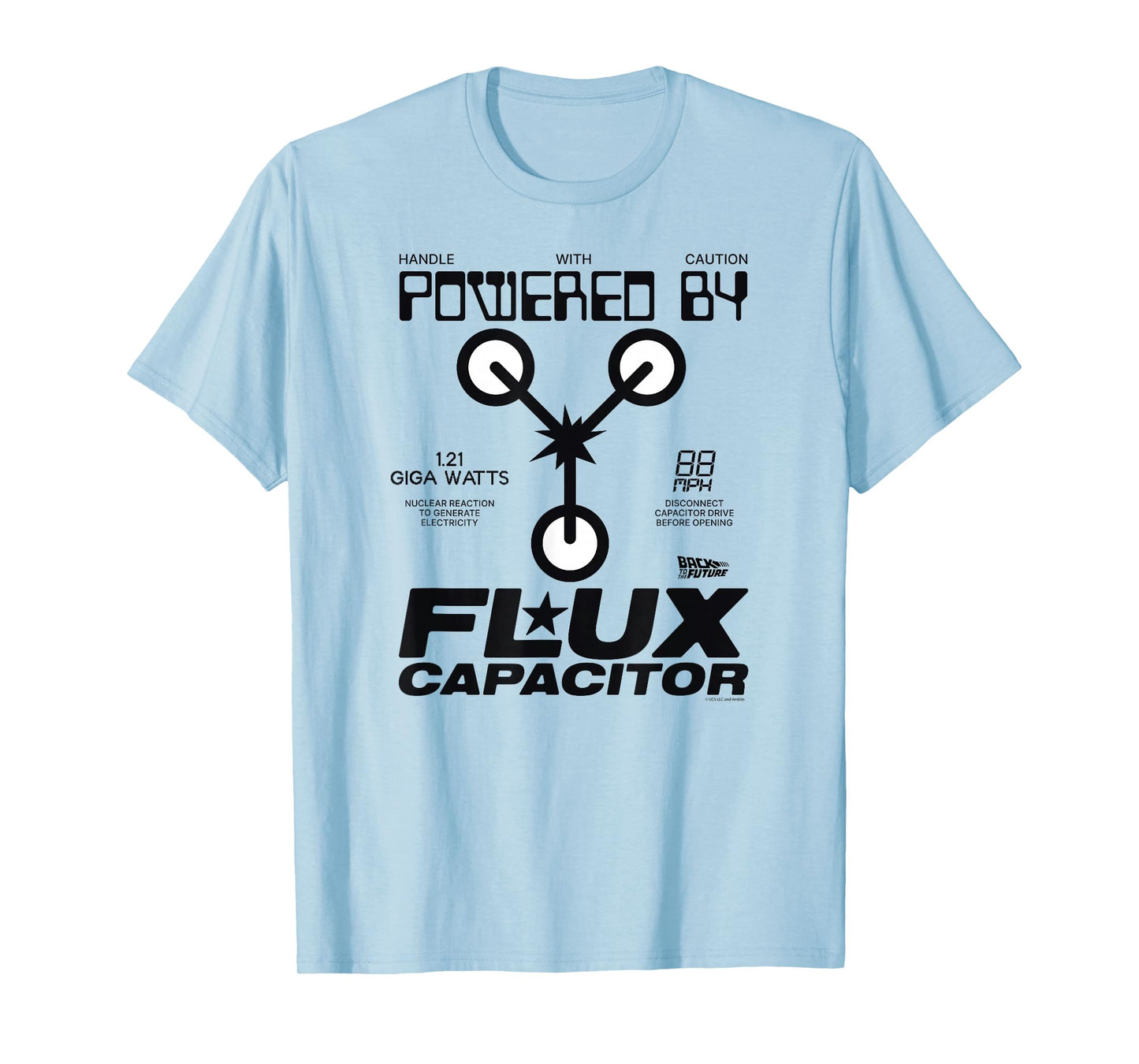 Back to The Future Powered by Flux T-Shirt