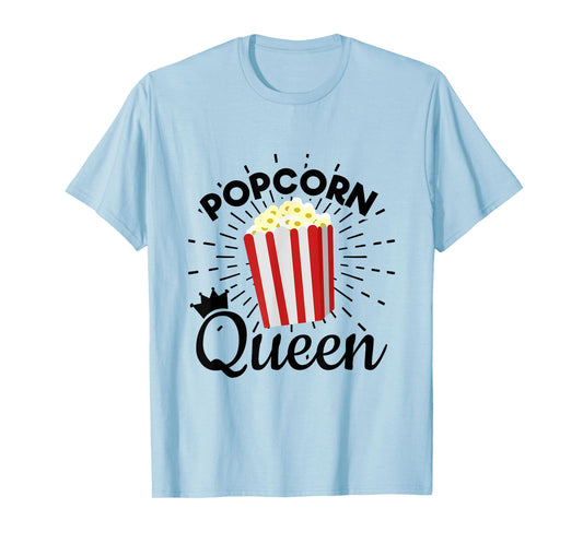 Popcorn Queen Popcorn Lover For Girls T-Shirt