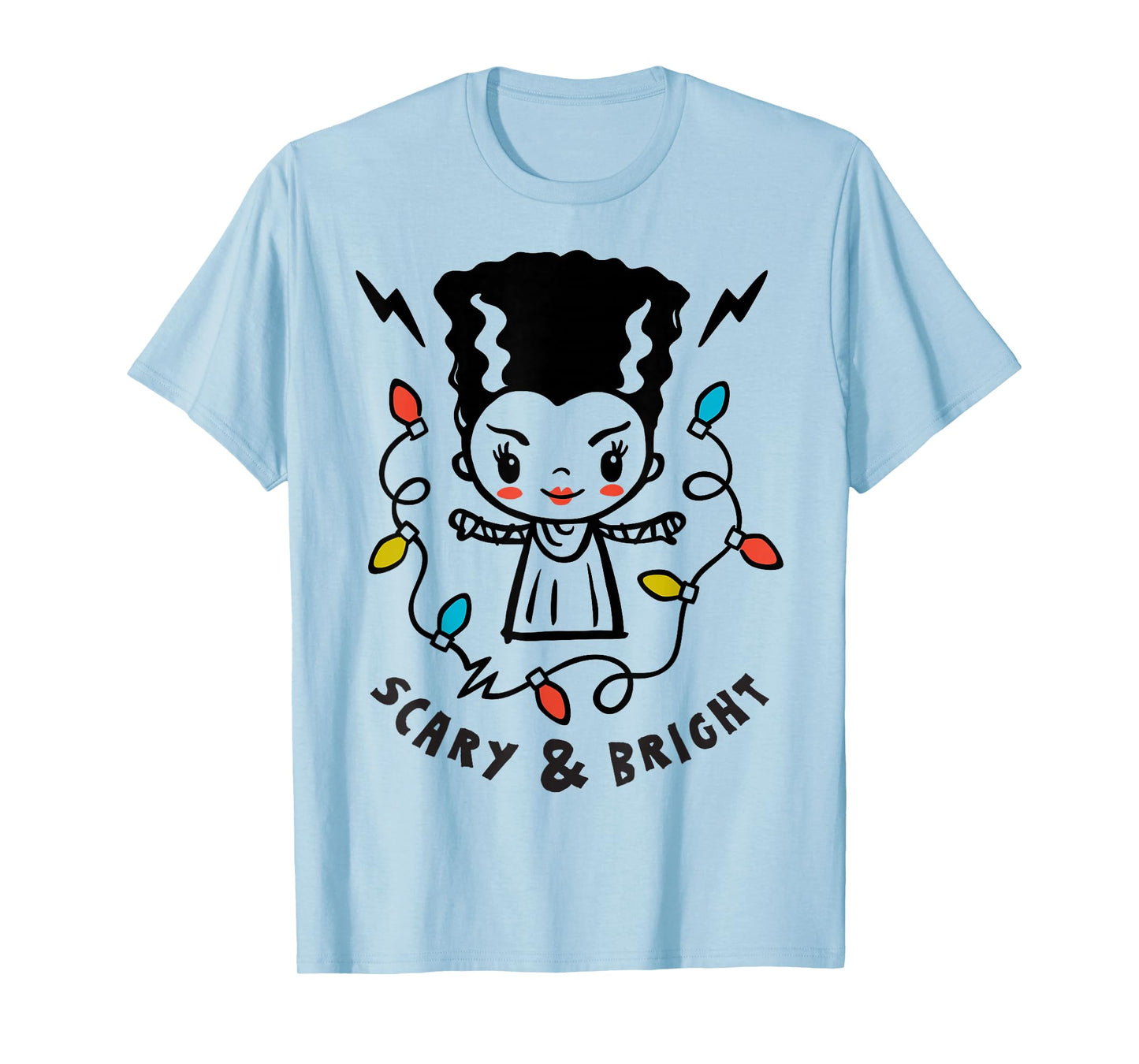 Universal Monsters Christmas Scary And Bright Bride T-Shirt