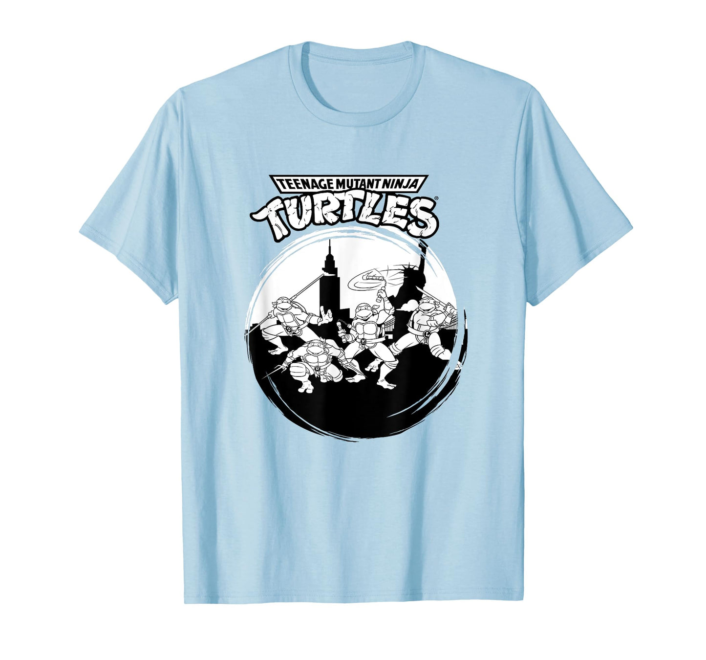 Mademark x Teenage Mutant Ninja Turtles - Original Teenage Mutant Ninja Turtles Black White New York T-Shirt