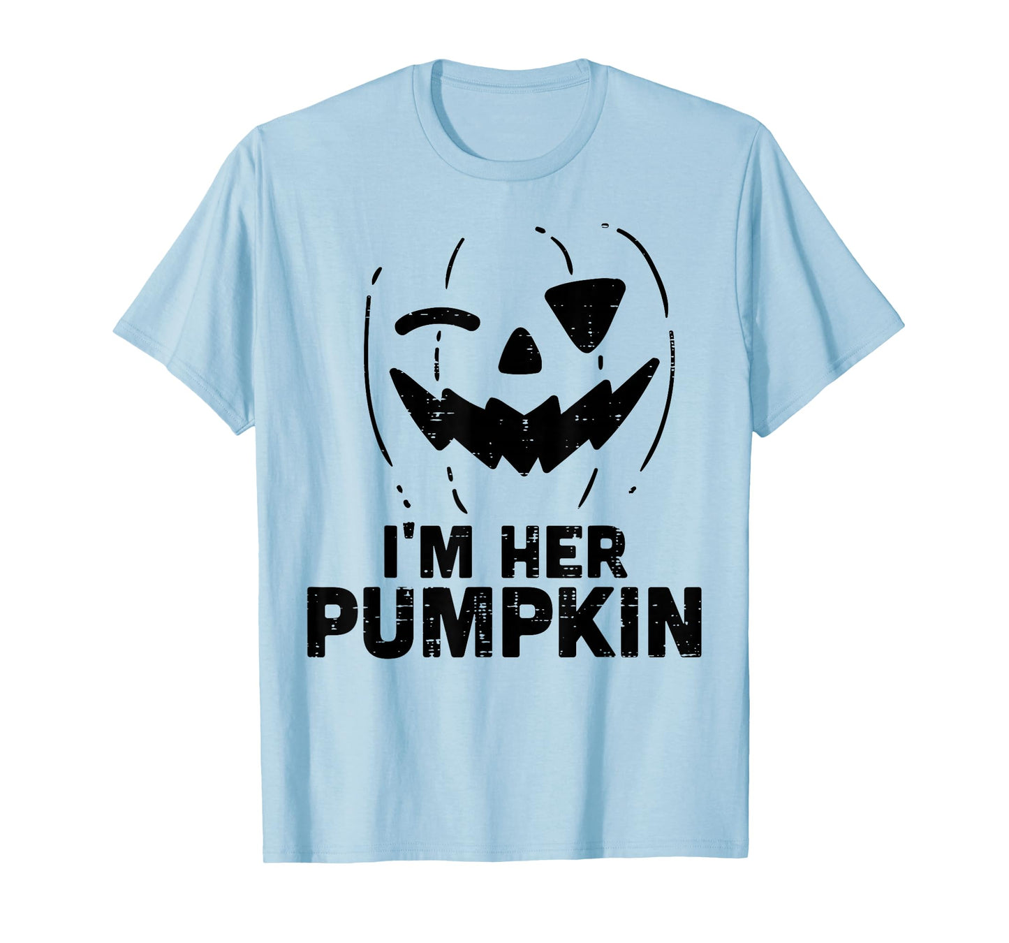 Im Her Pumpkin Matching Halloween Couples Him And Her Men T-Shirt