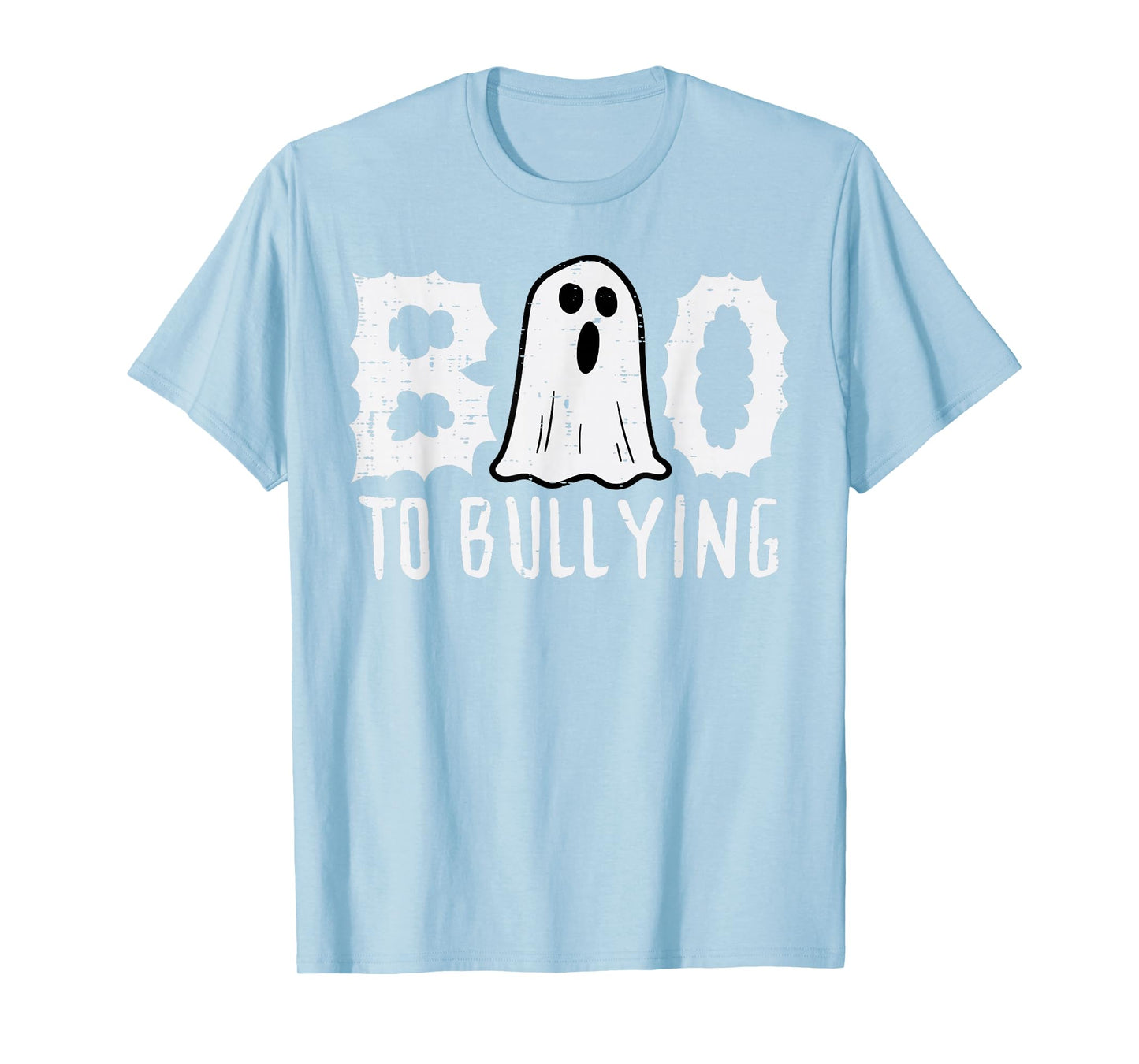 Boo To Bullying Ghost Cute Unity Day Orange Halloween Kids T-Shirt