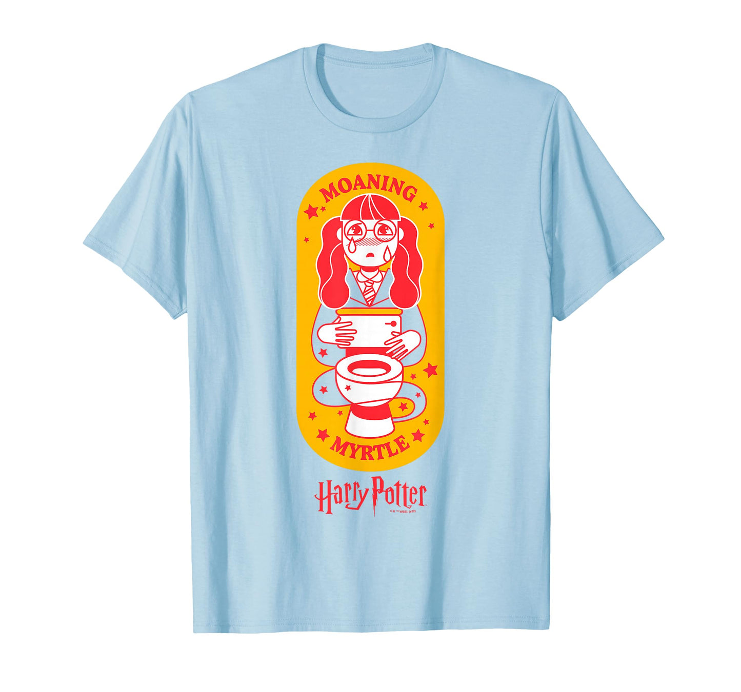 Harry Potter Moaning Myrtle Cartoon Portrait T-Shirt