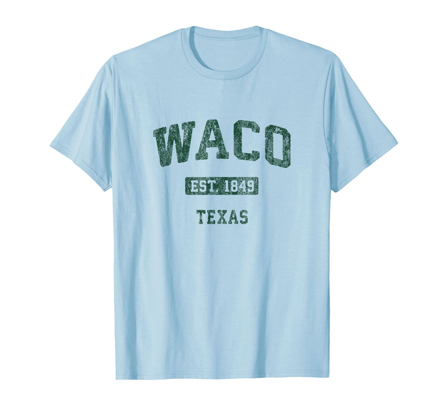 Waco Texas TX Vintage Athletic Sports Design T-Shirt