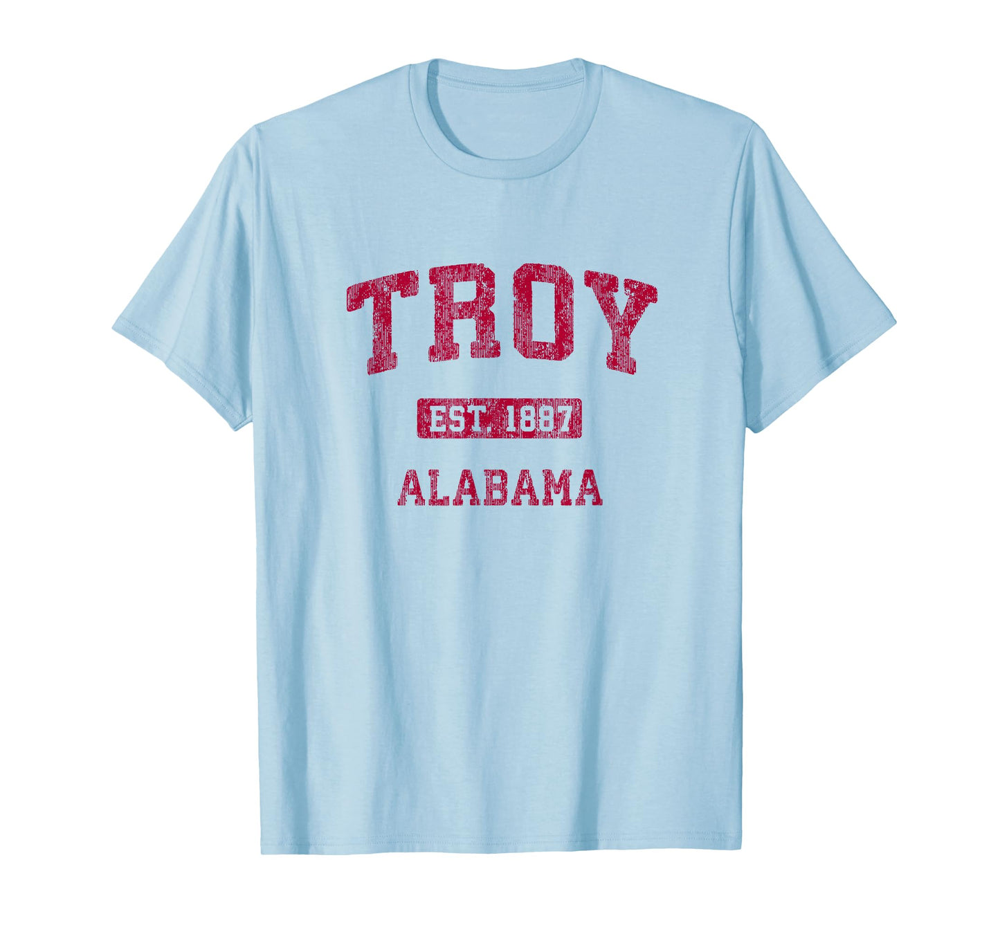 Troy Alabama AL Vintage Athletic Sports Design T-Shirt