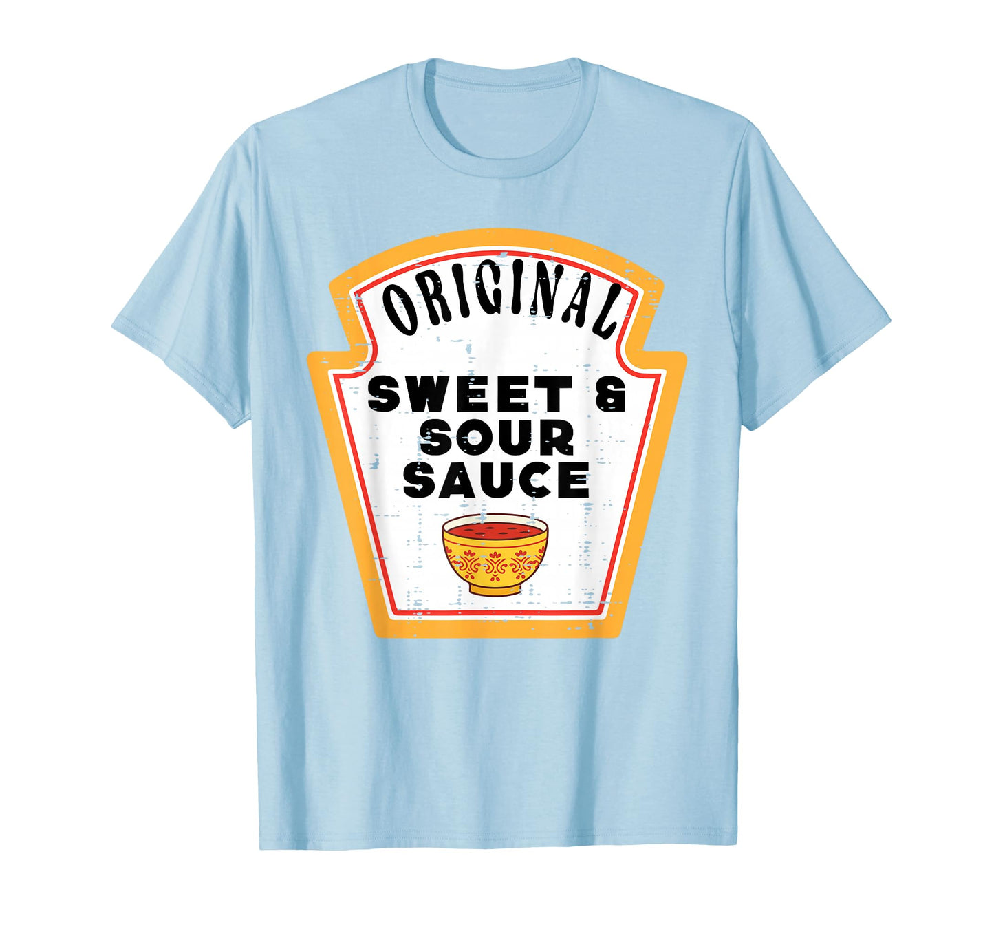 Halloween Sweet Sour Sauce Funny Food Costume Men Women Kids T-Shirt