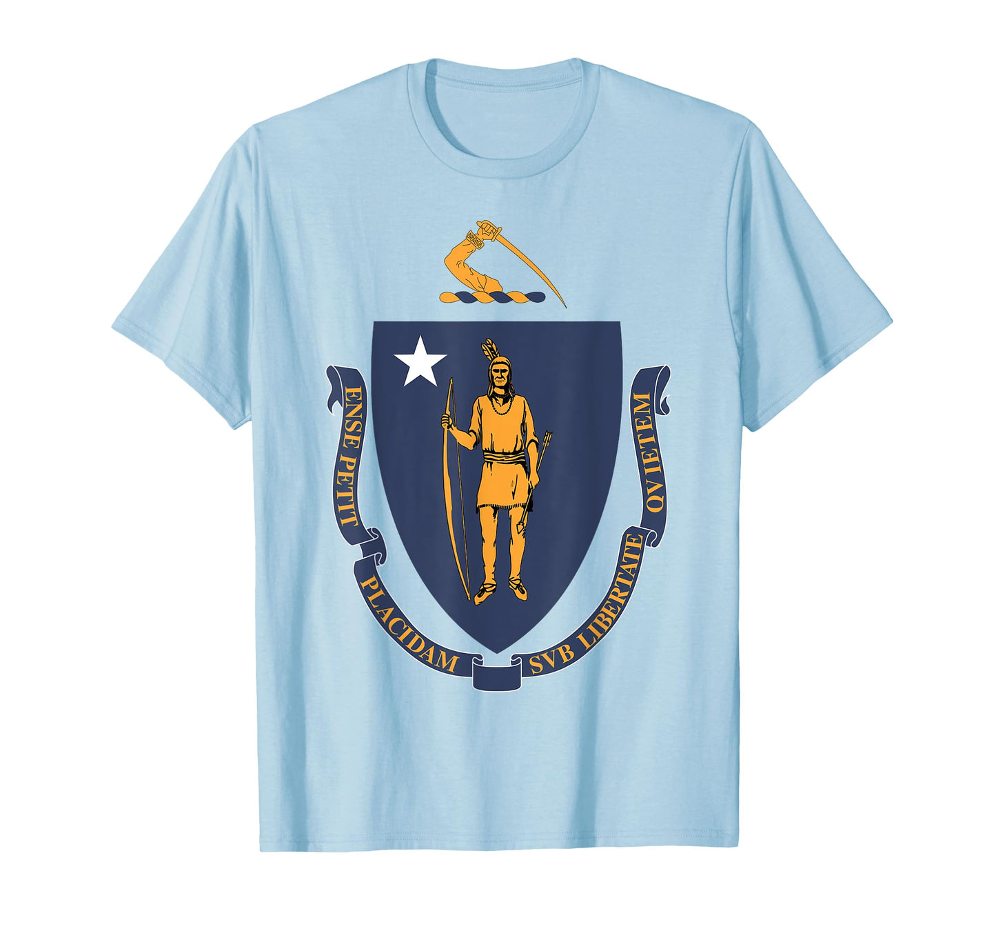 Massachusetts MA state Flag USA T Shirt
