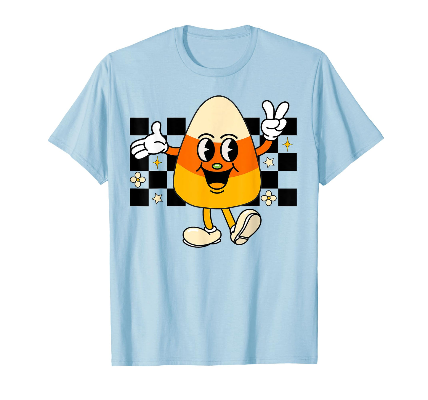 Cute Retro Halloween Candy Corn Pumpkin Costume Kids Toddler T-Shirt